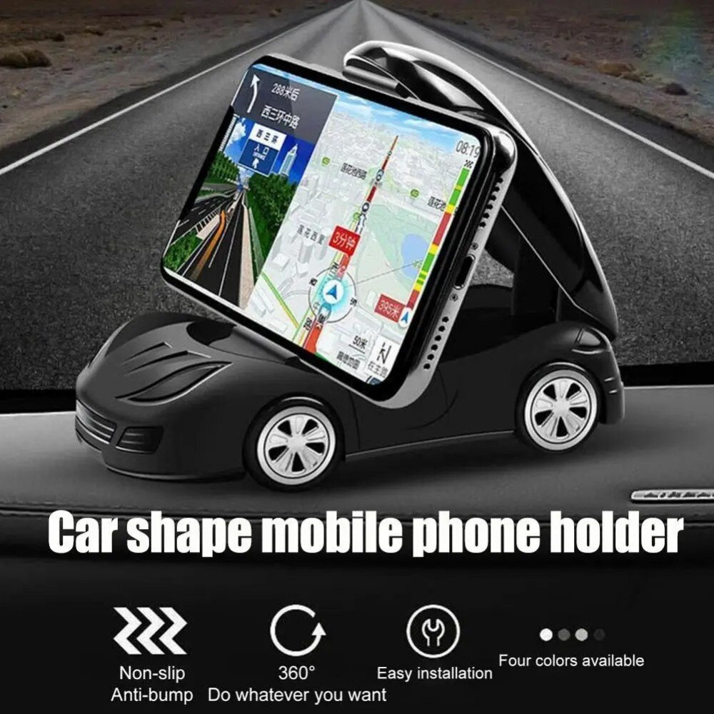 Voiture / support pour le mobile, blanc