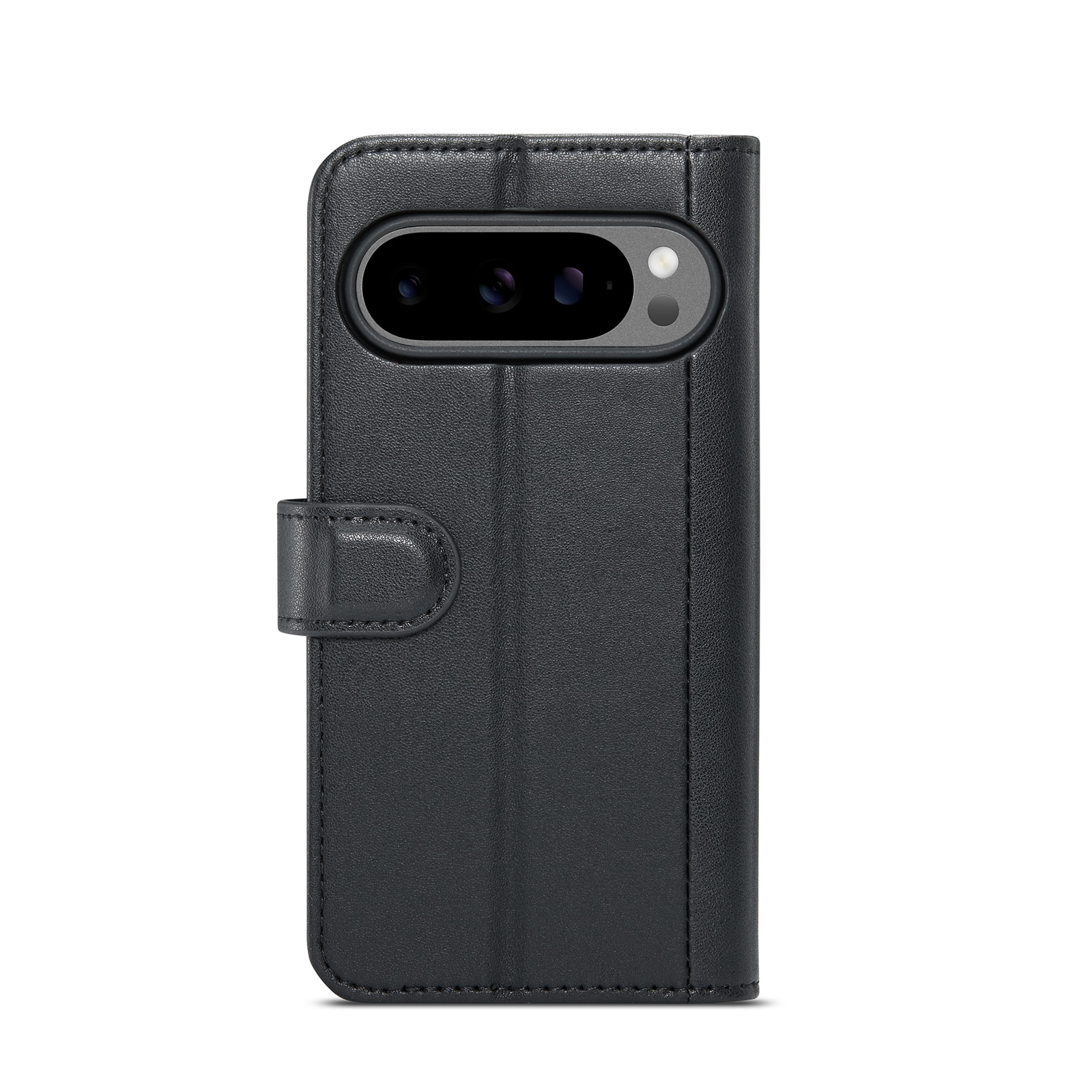 Étui en cuir veritable Google Pixel 10 Pro, Noir