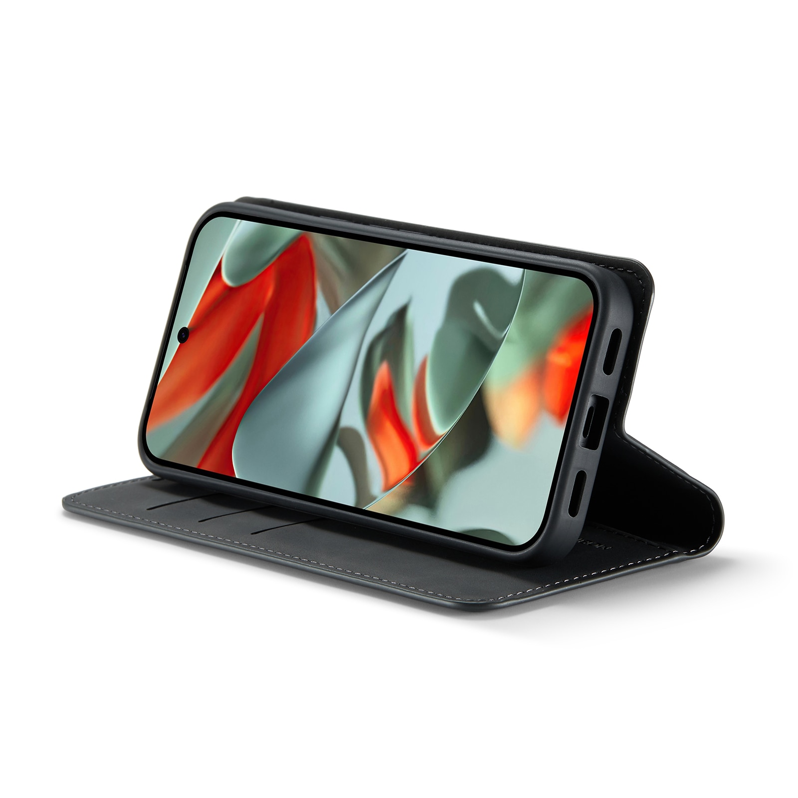 Coque portefeuille mince Google Pixel 10, Noir