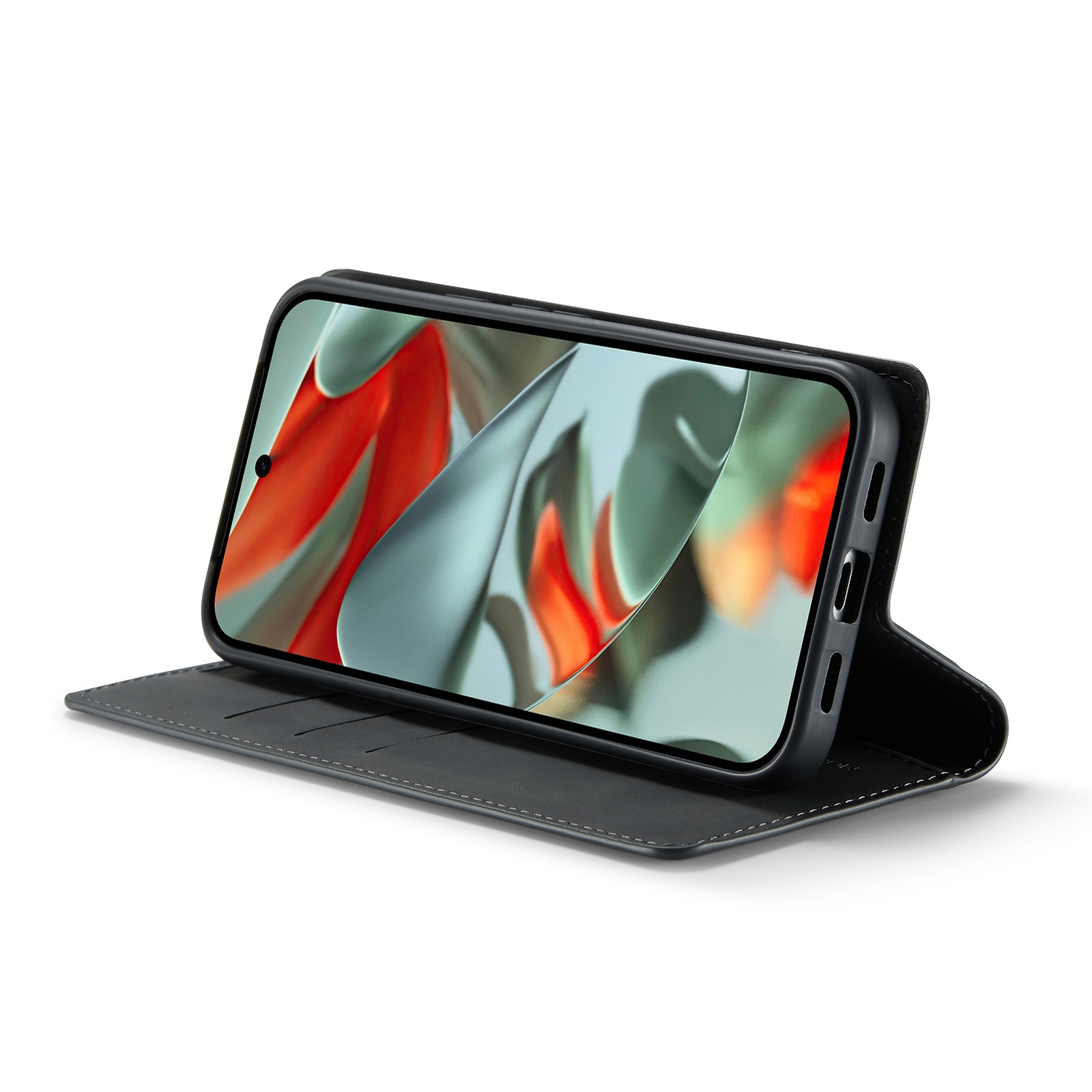 Coque portefeuille mince Google Pixel 10 Pro XL, Noir