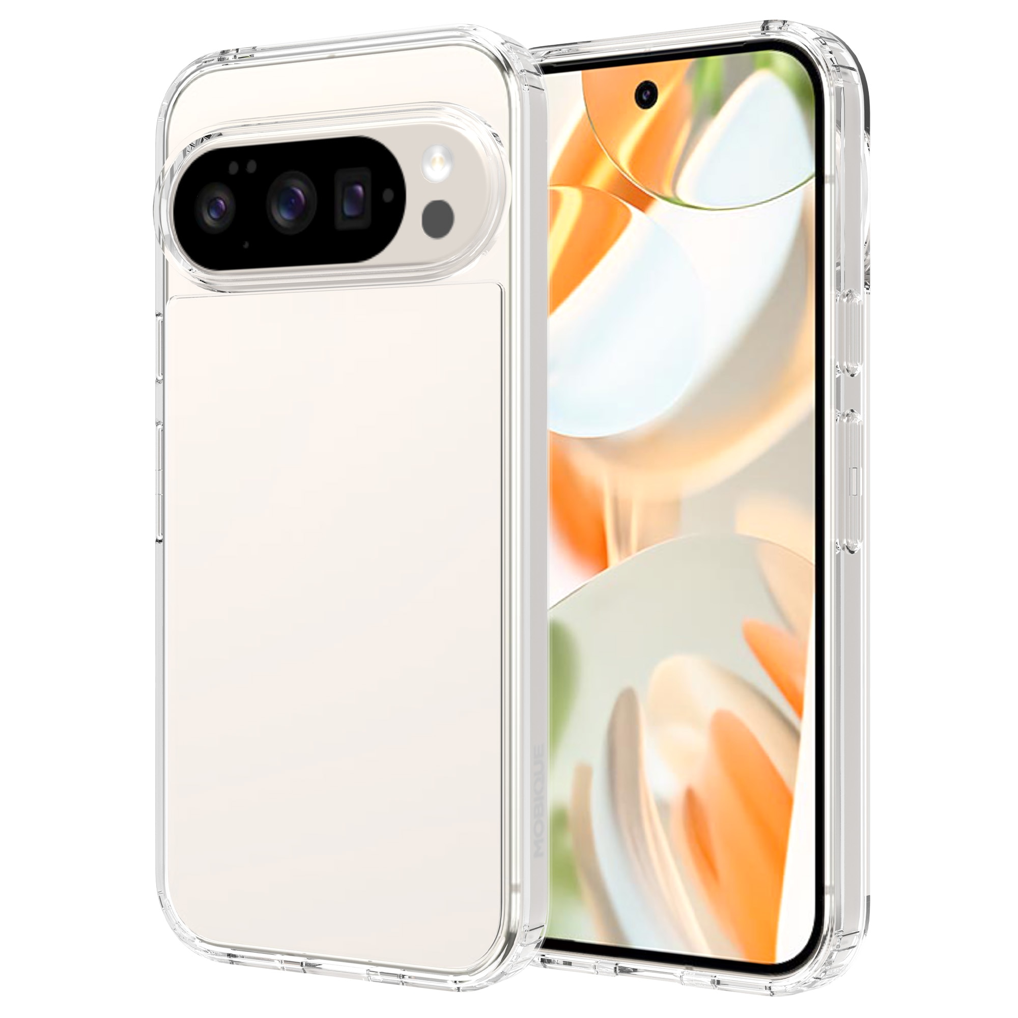 Coque hybride pour Google Pixel 10, Transparent