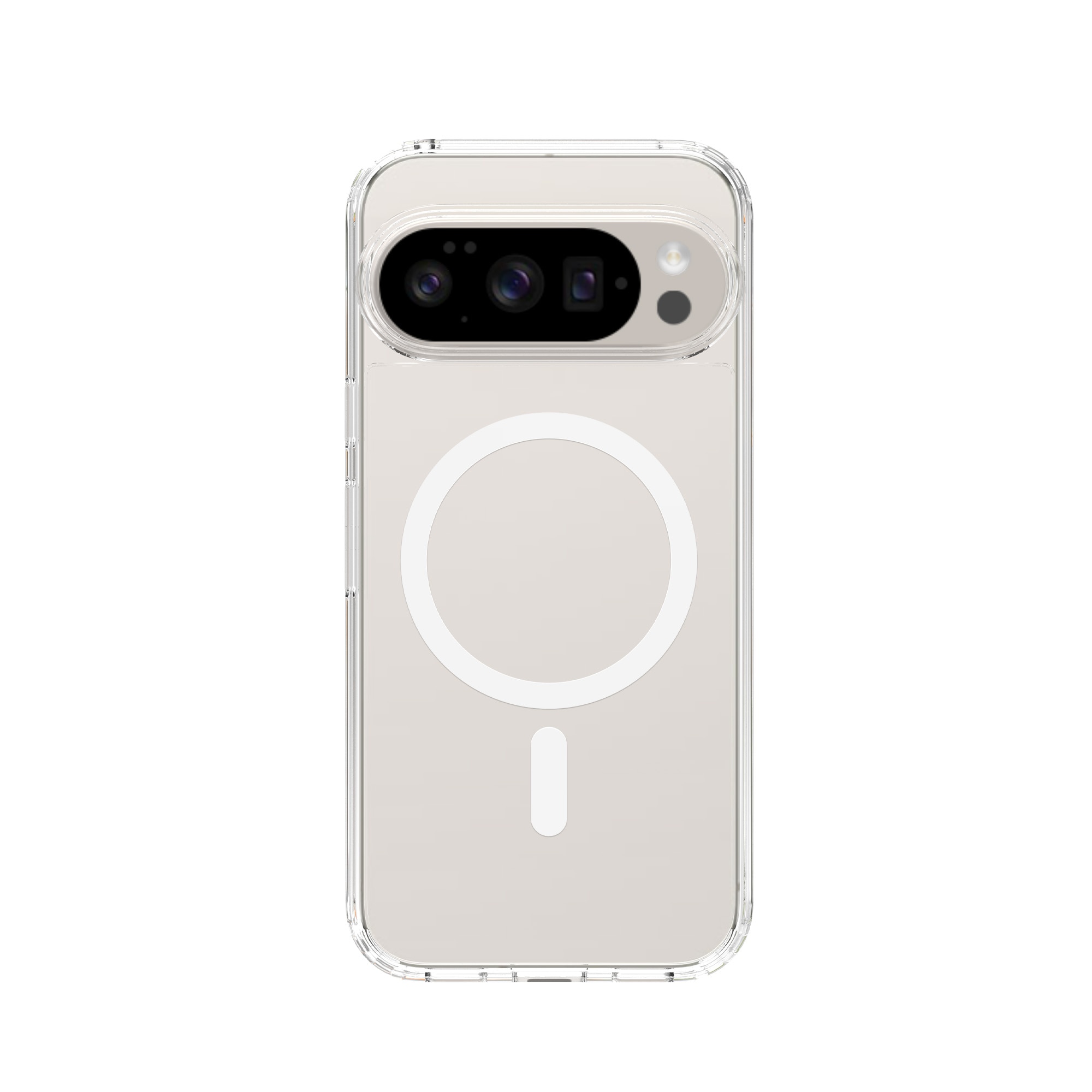 Coque hybride MagSafe Google Pixel 10 Pro XL, Transparent