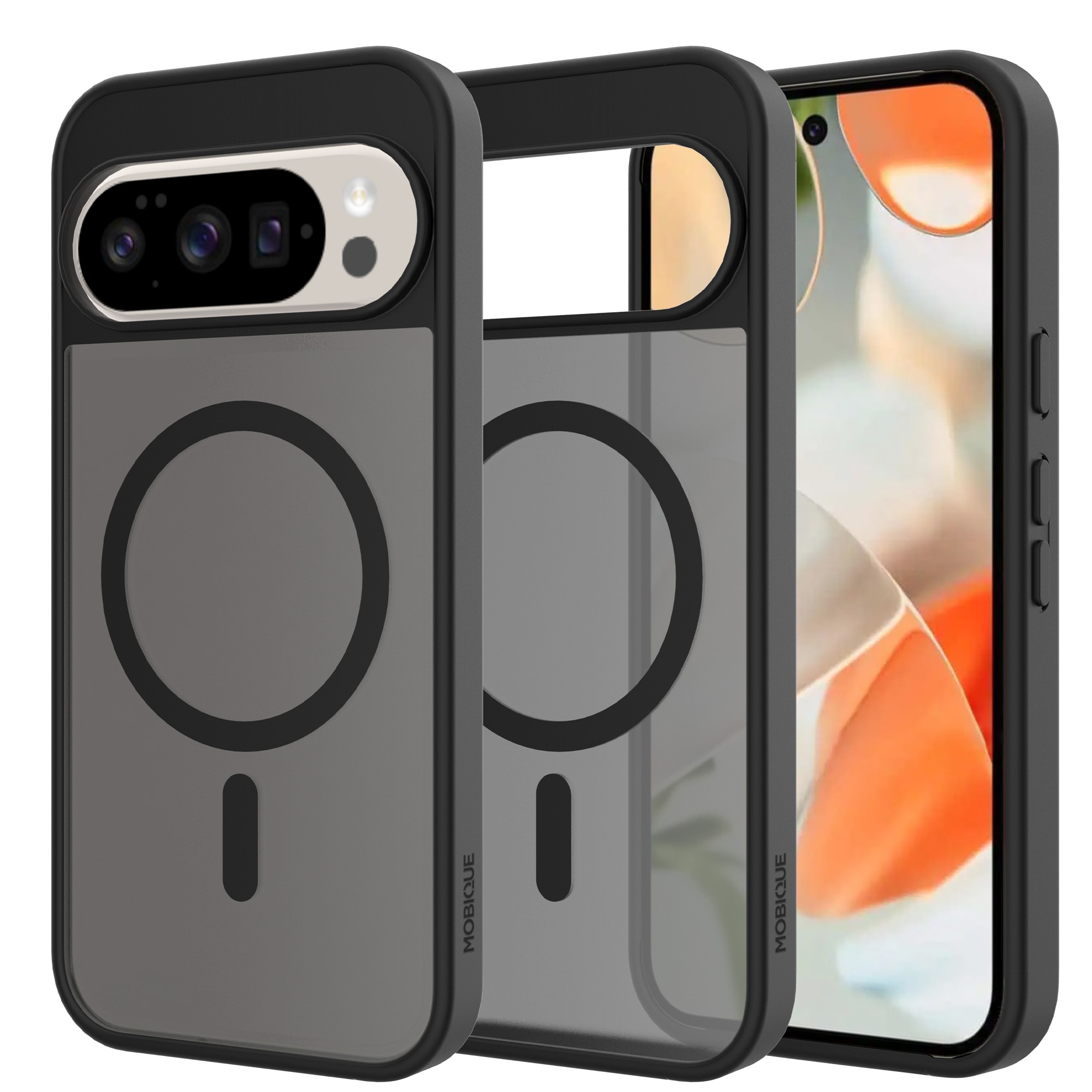 Coque Magnetic Hybrid Google Pixel 10 Pro XL, Frosted Black