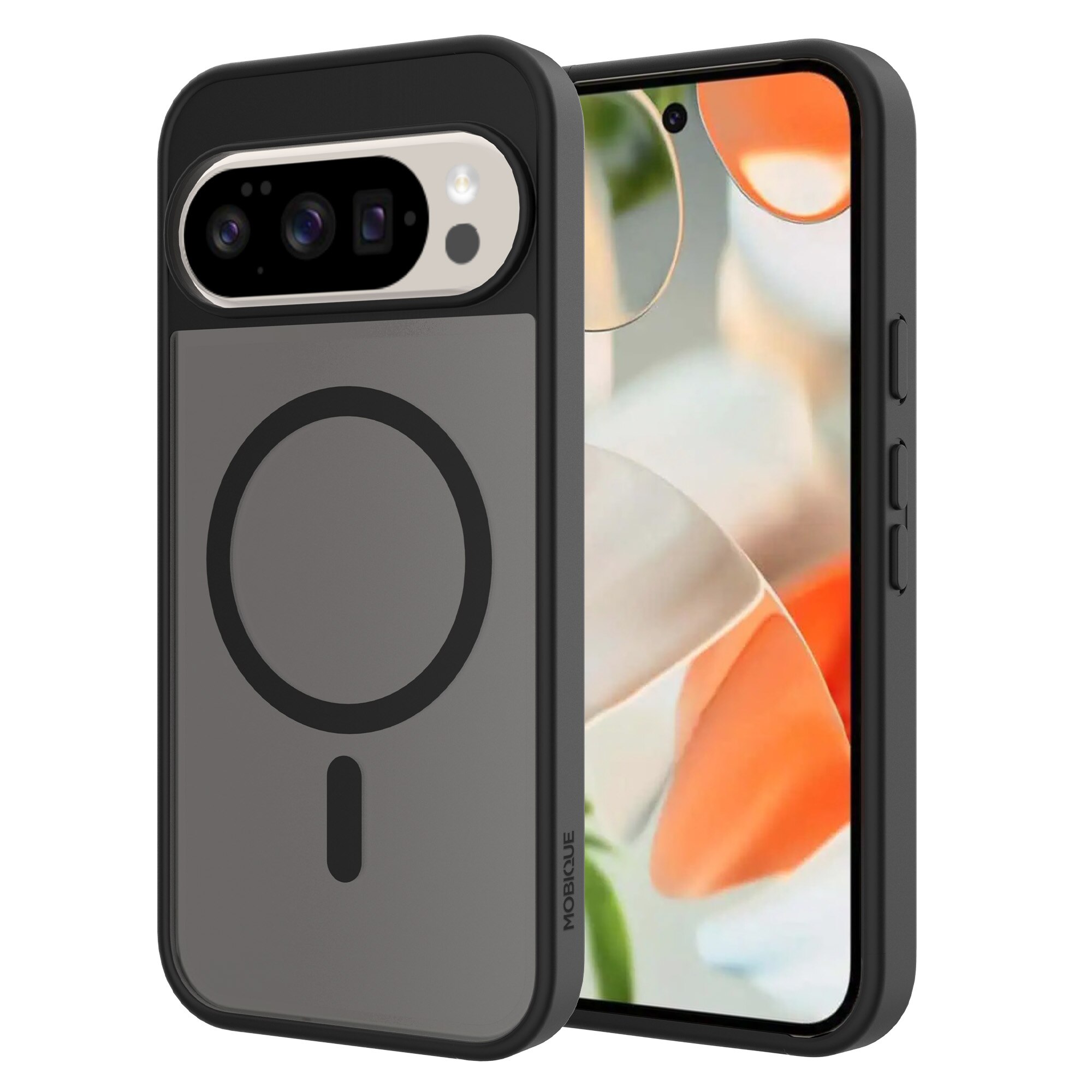 Coque Magnetic Hybrid Google Pixel 10, Frosted Black