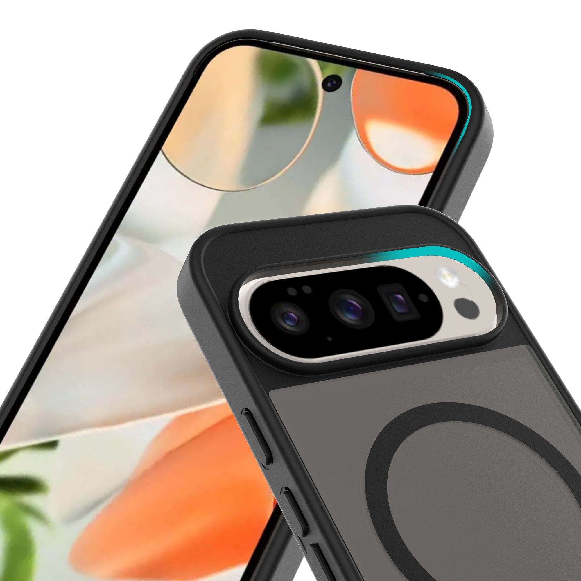 Coque Magnetic Hybrid Google Pixel 10, Frosted Black