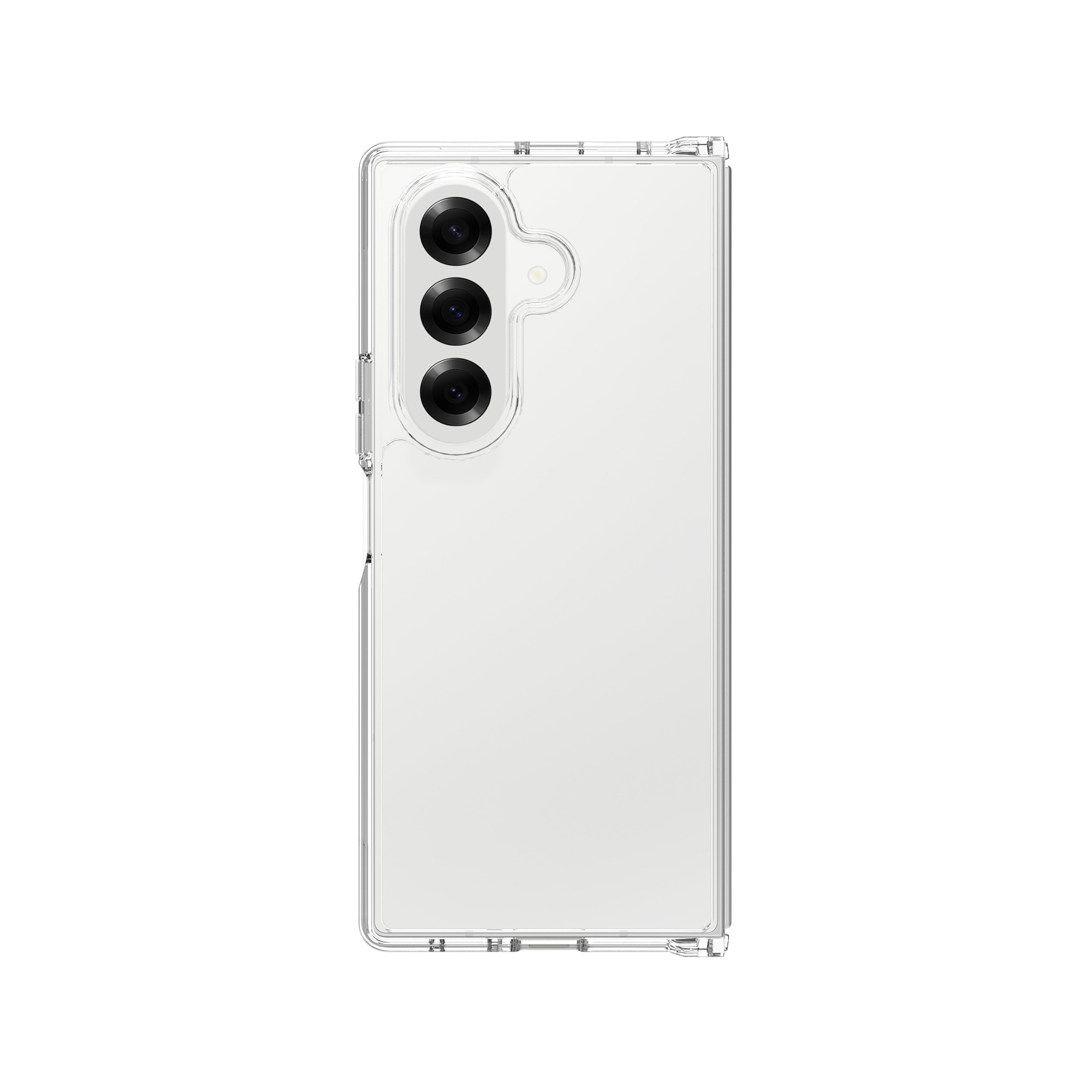 Coque hybride pour Samsung Galaxy Z Fold 7, transparent