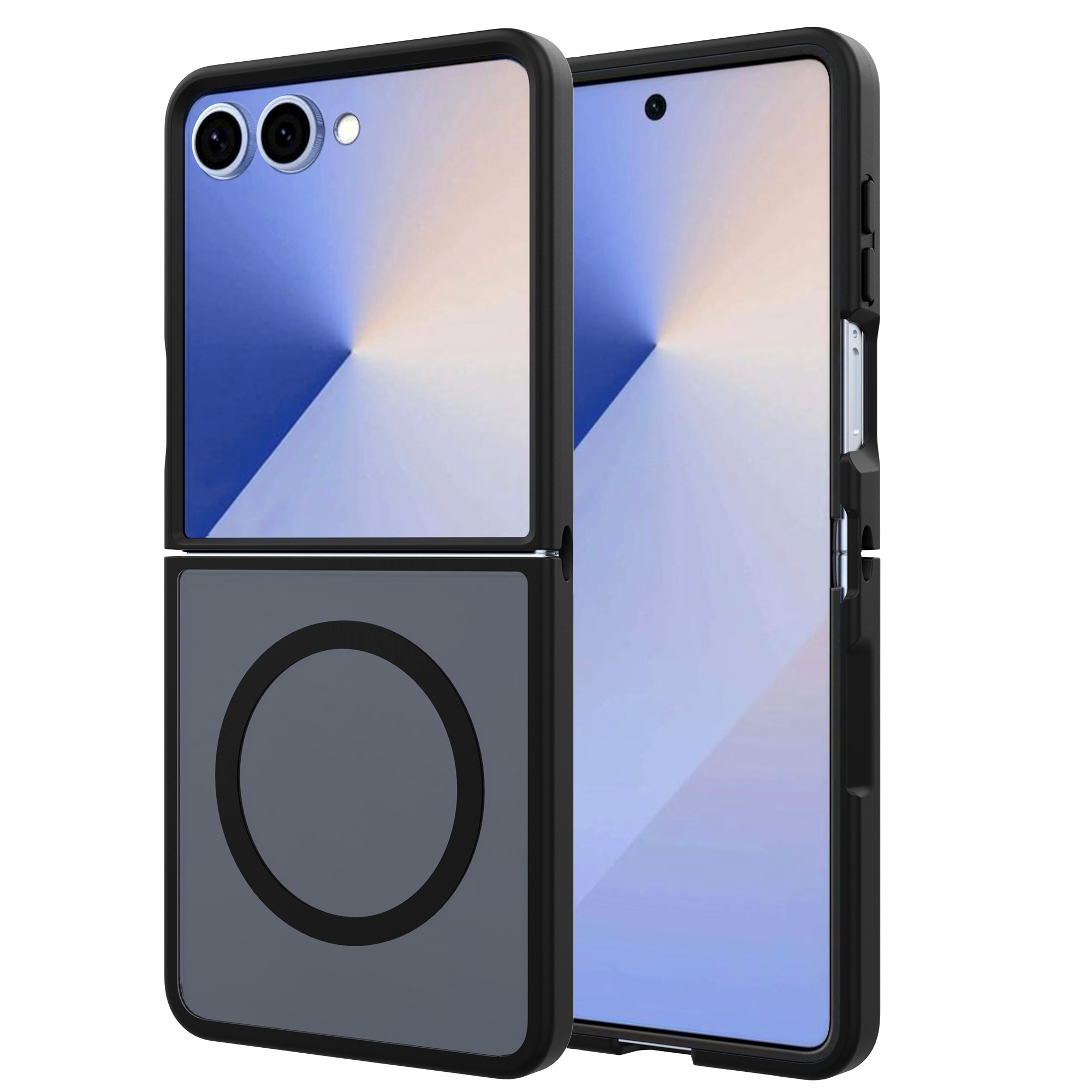 Coque Magnetic Hybrid Samsung Galaxy Z Flip 7, Frosted Black