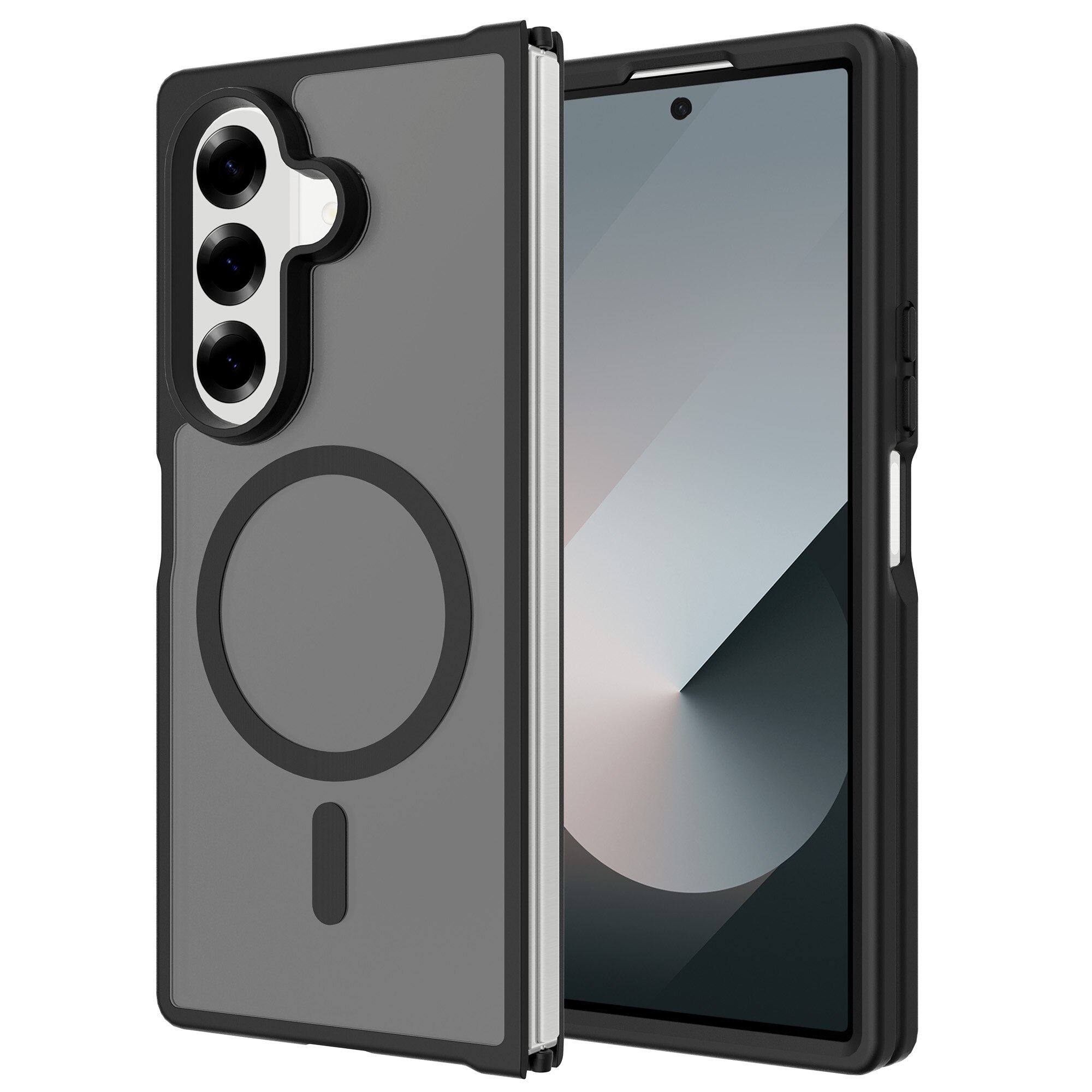 Coque Magnetic Hybrid Samsung Galaxy Z Fold 7, Frosted Black
