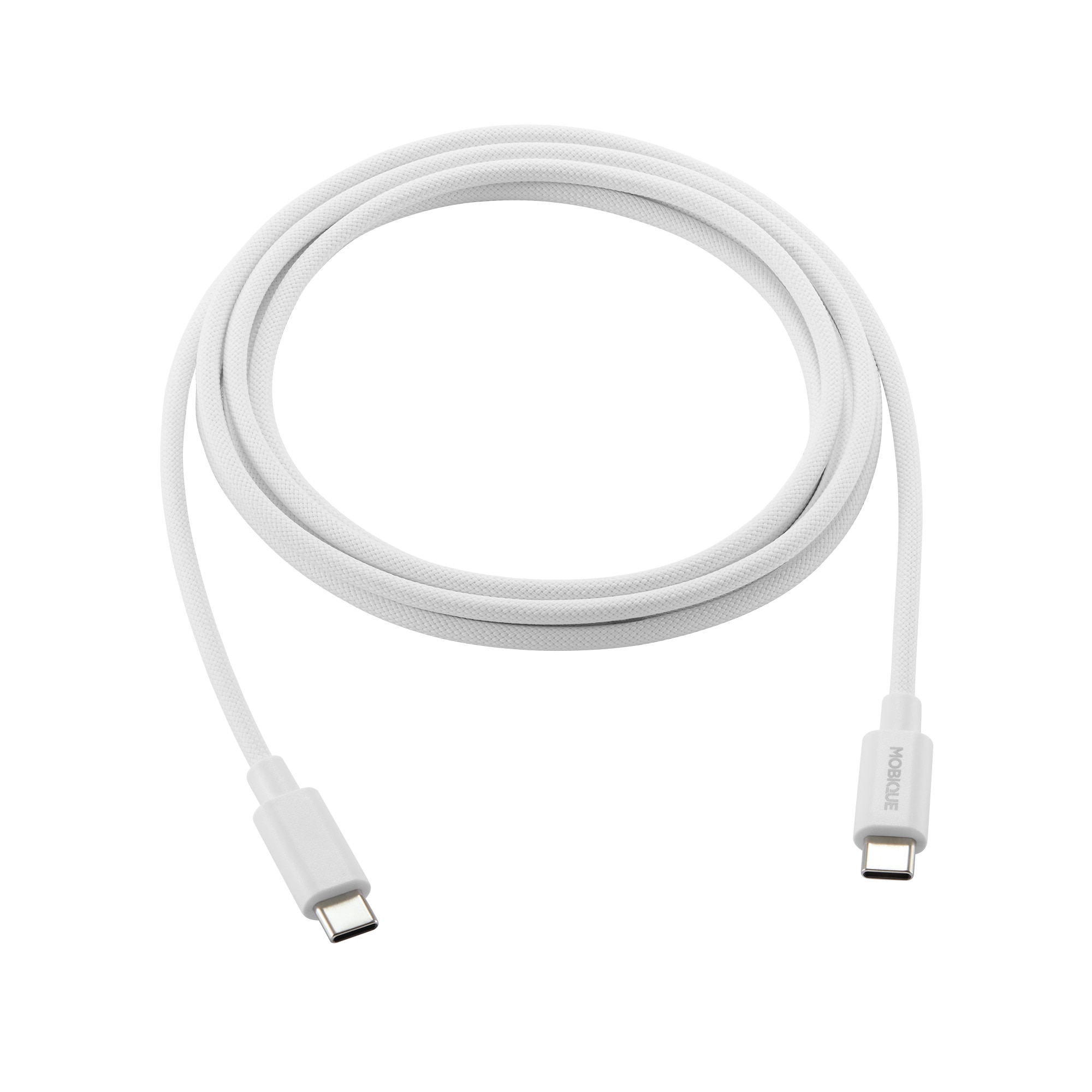 Premium Câble de chargement USB-C vers USB-C 2 m, blanc