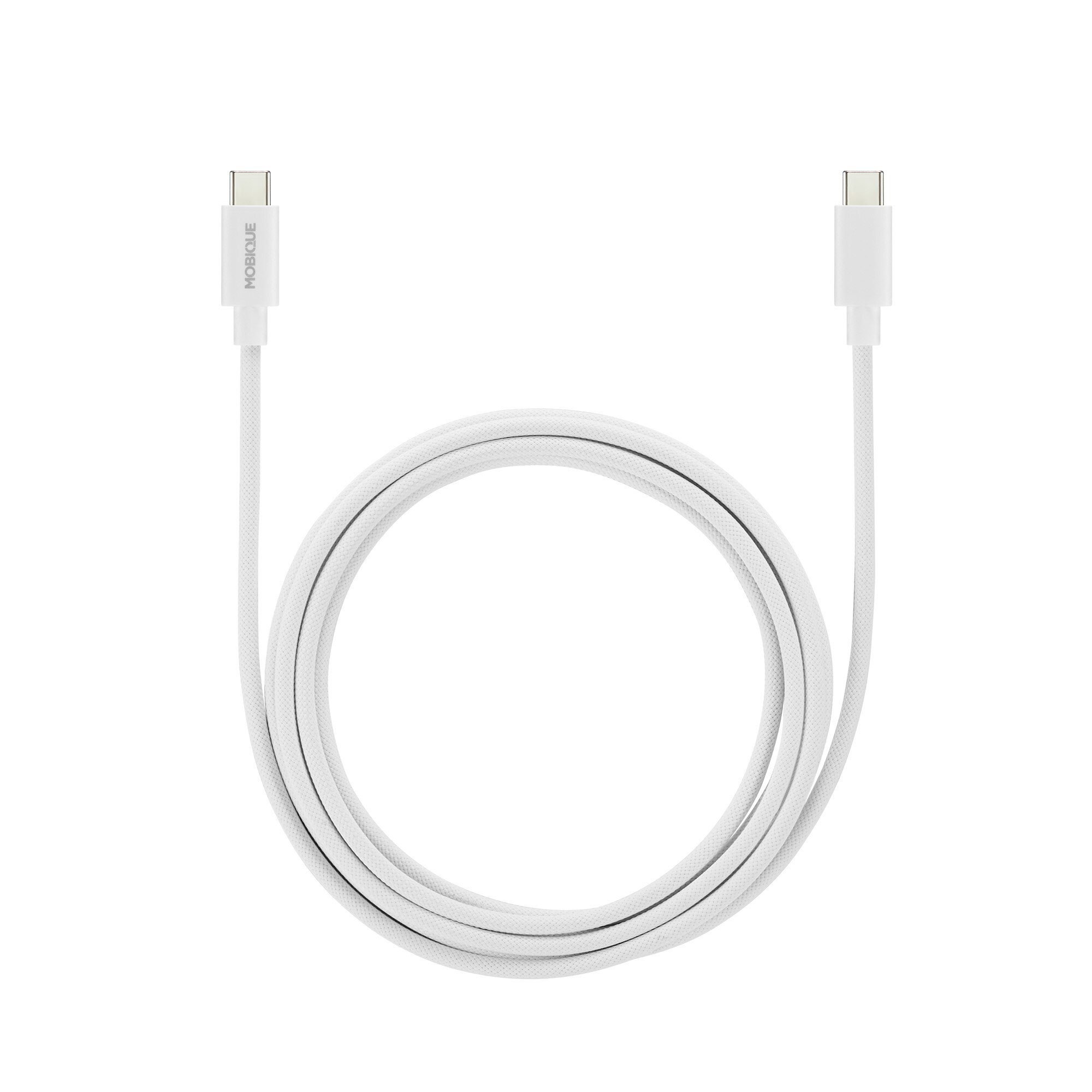 Premium Câble de chargement USB-C vers USB-C 2 m, blanc
