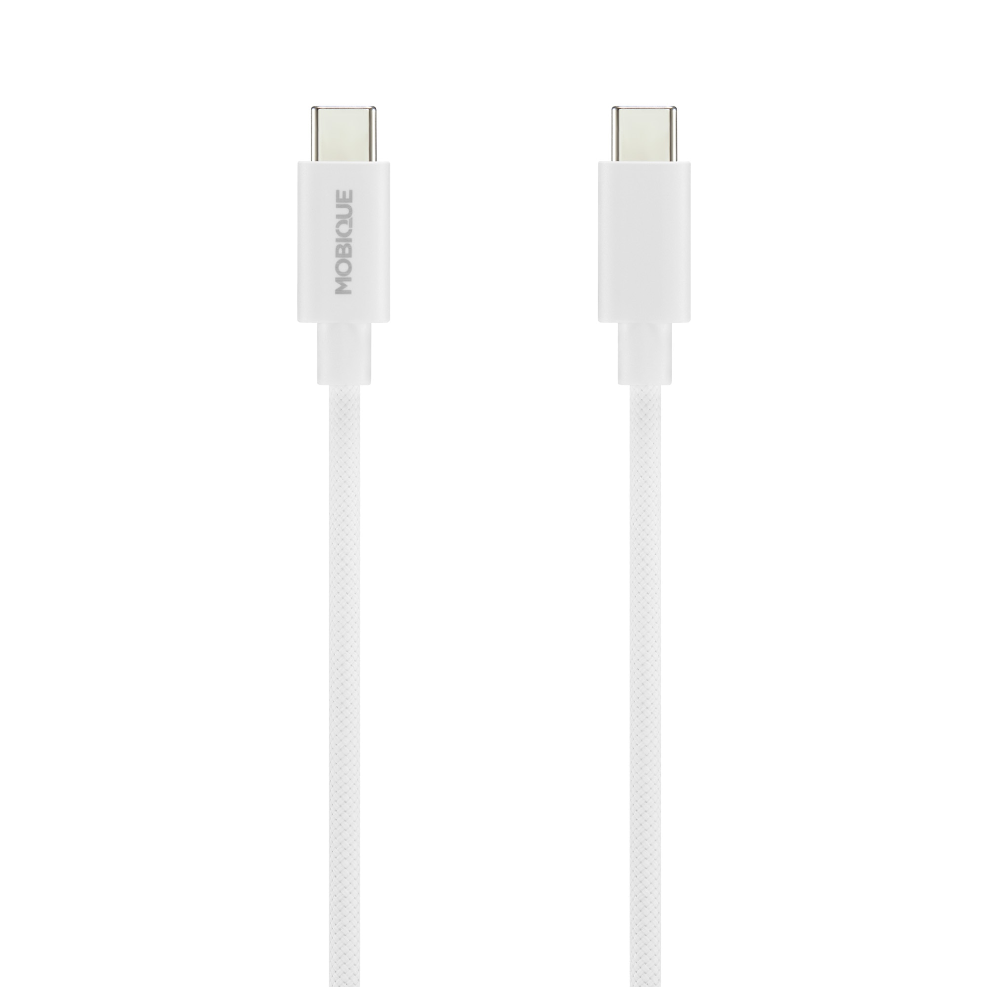 Premium Câble de chargement USB-C vers USB-C 2 m, blanc