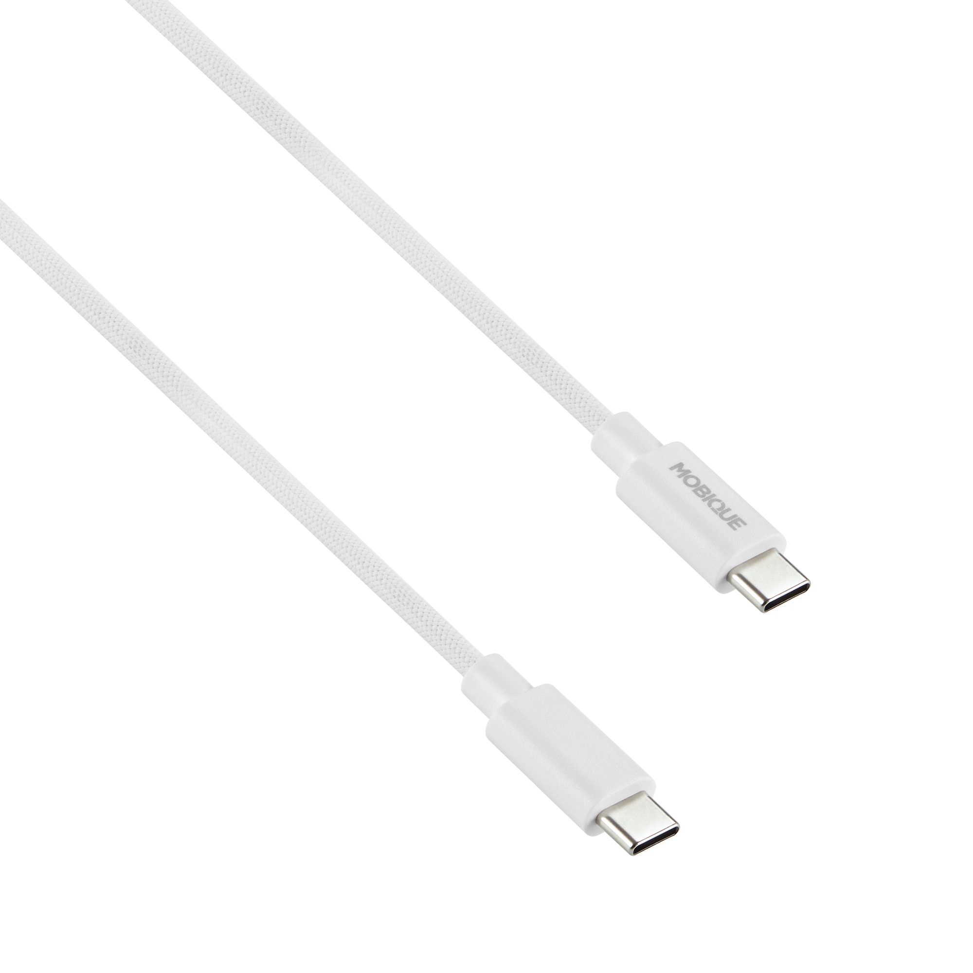 Premium Câble de chargement USB-C vers USB-C 2 m, blanc