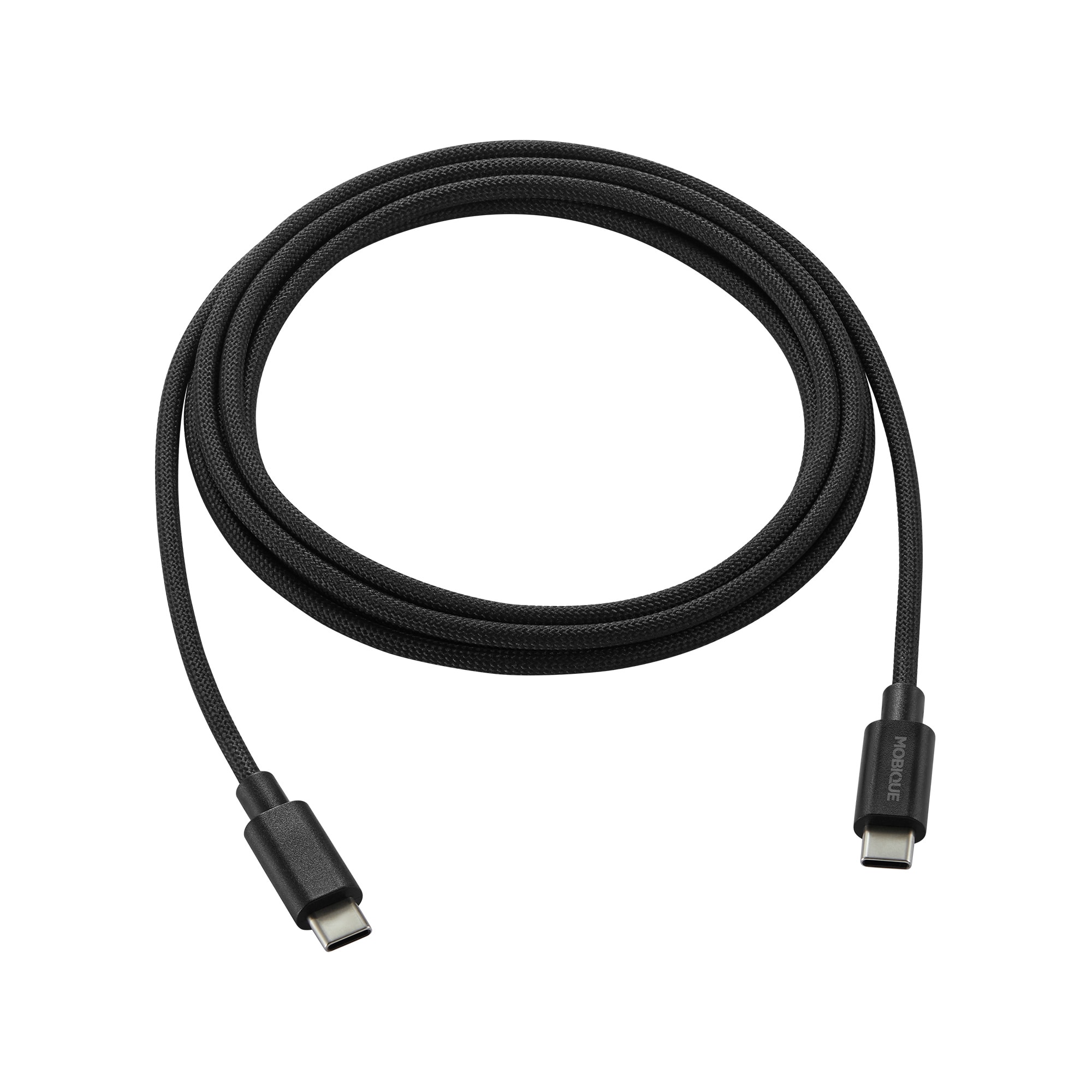 Premium Câble de chargement USB-C vers USB-C 2 m, Noir