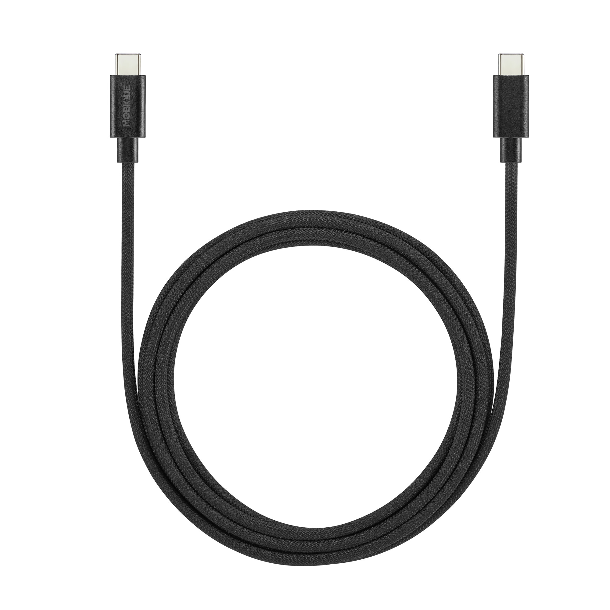 Premium Câble de chargement USB-C vers USB-C 2 m, Noir