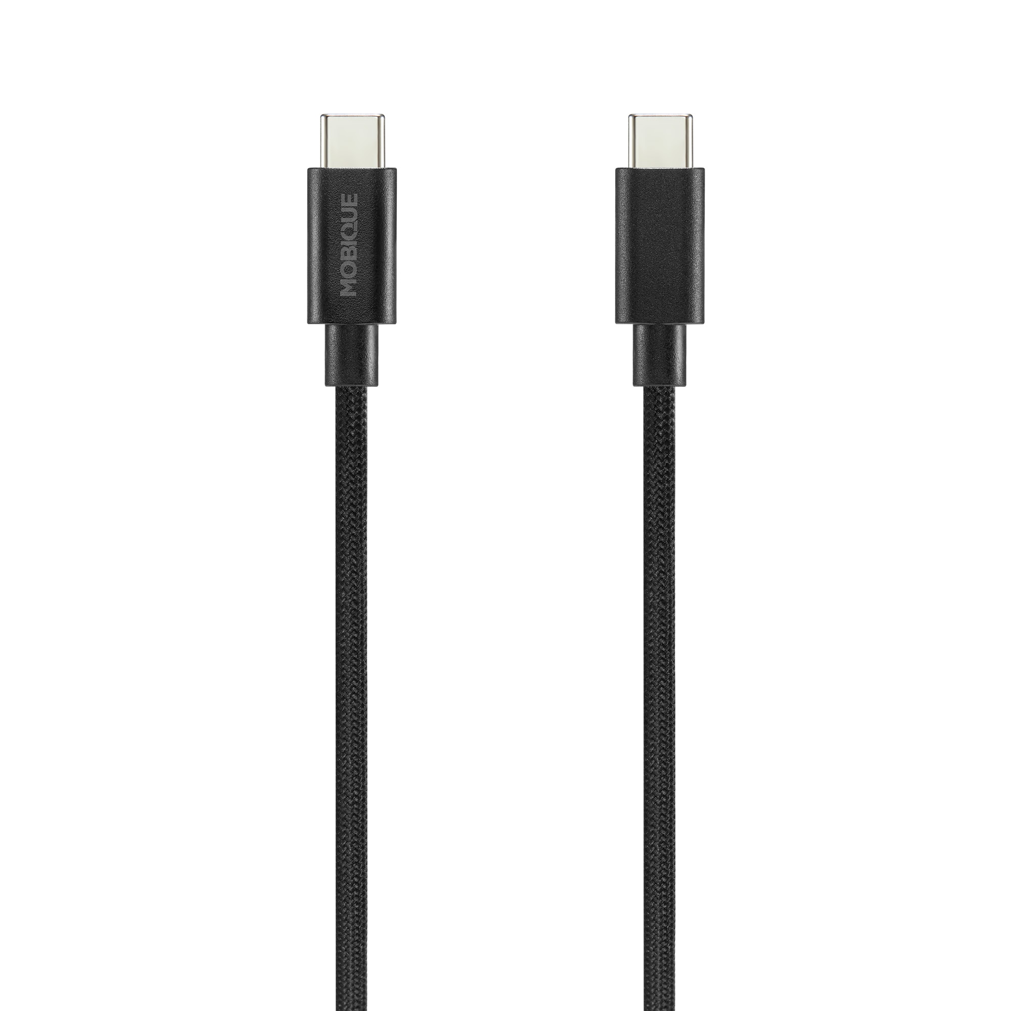 Premium Câble de chargement USB-C vers USB-C 2 m, Noir