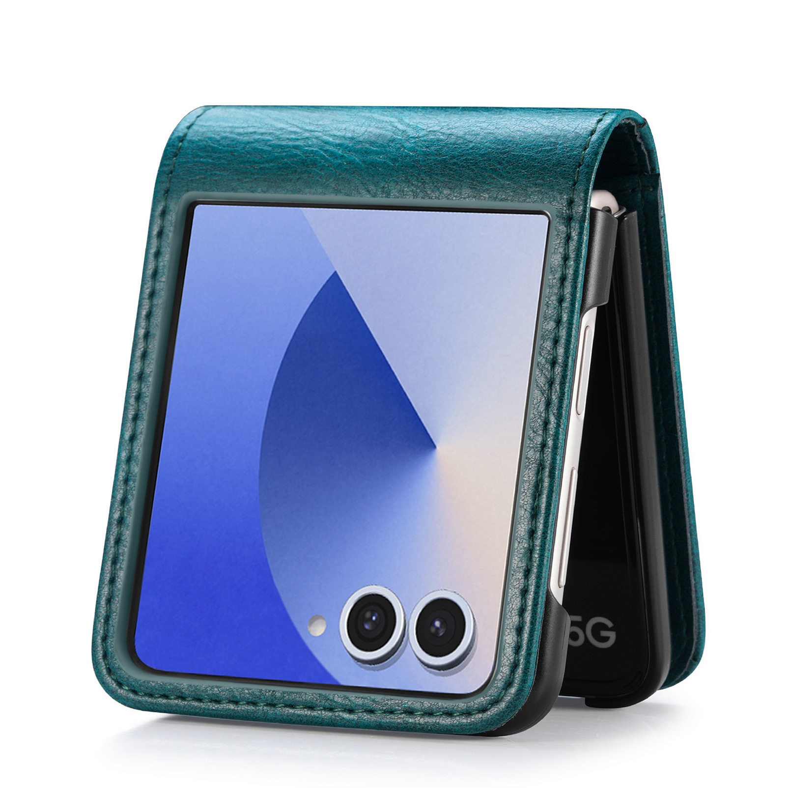 Coque portefeuille Samsung Galaxy Z Flip 7, Vert