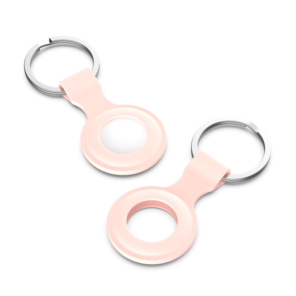 Porte-clés en silicone AirTag Rose