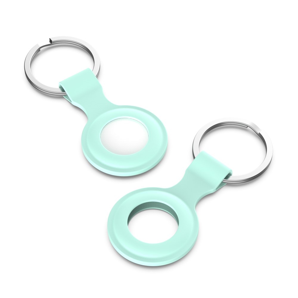 Porte-clés en silicone AirTag Bleu
