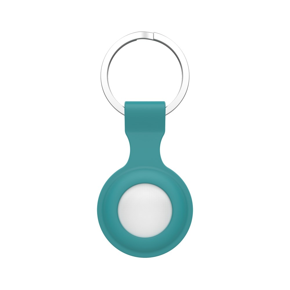 Porte-clés en silicone AirTag Vert