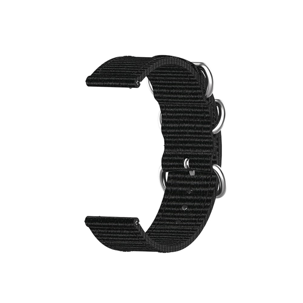 Bracelet Nato Samsung Galaxy Watch 7 40mm, noir