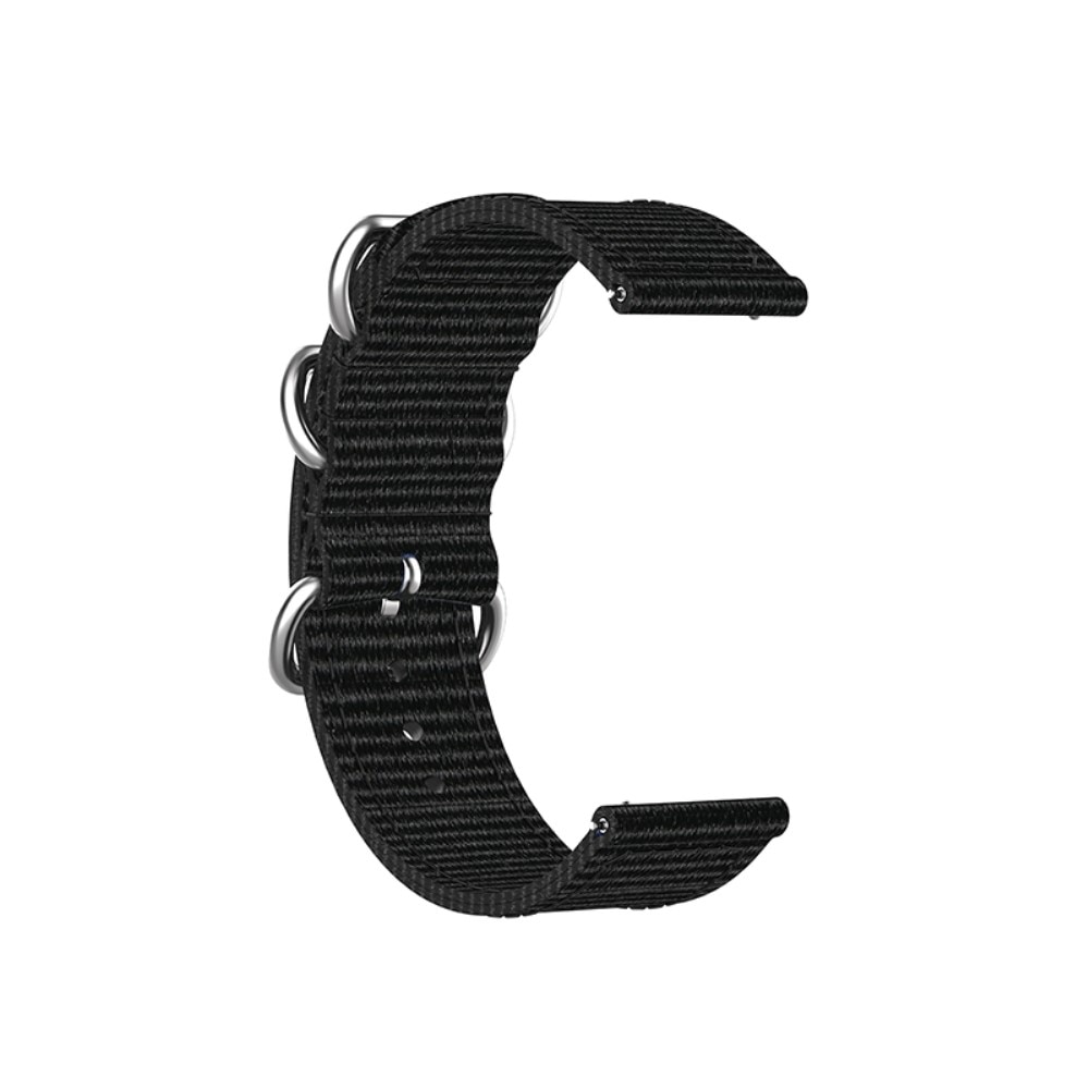Bracelet Nato Samsung Galaxy Watch 6 44mm, noir