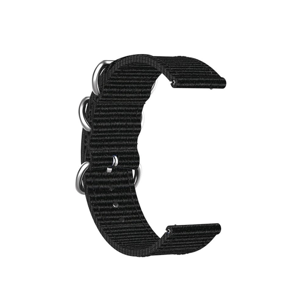 Bracelet Nato Samsung Galaxy Watch 7 40mm, noir