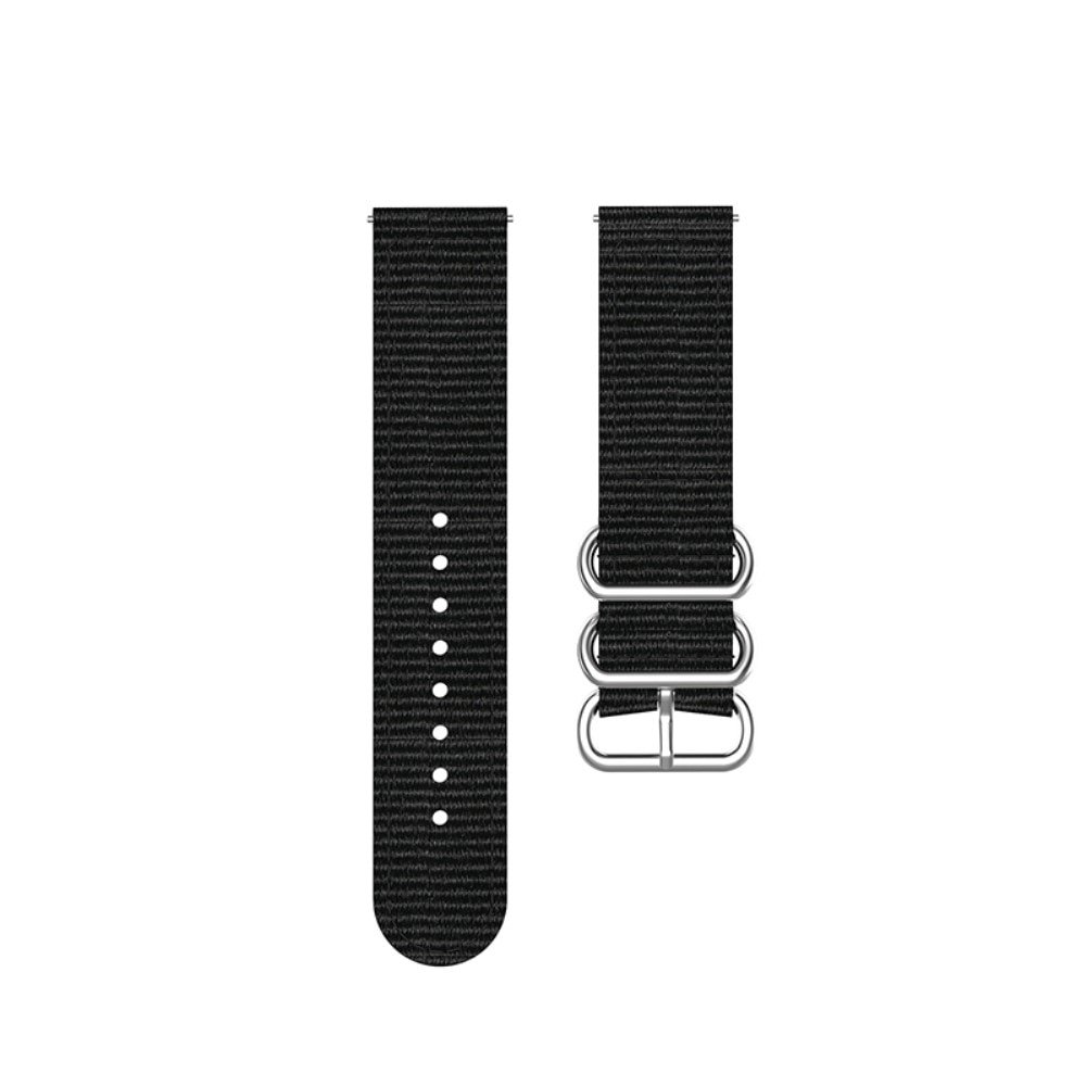 Bracelet Nato Samsung Galaxy Watch 7 40mm, noir