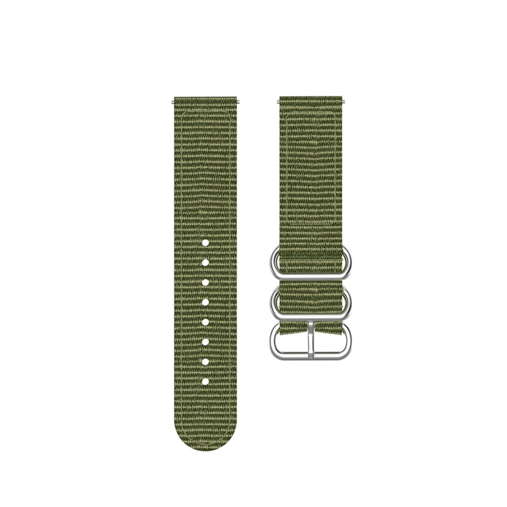 Bracelet Nato Samsung Galaxy Watch 4 Classic 46mm, vert