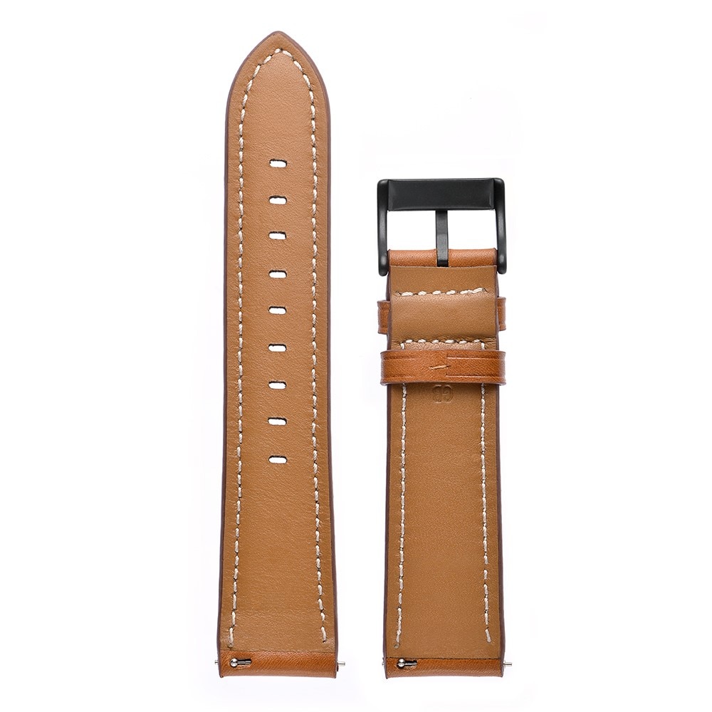 Bracelet en cuir Withings ScanWatch Horizon, cognac