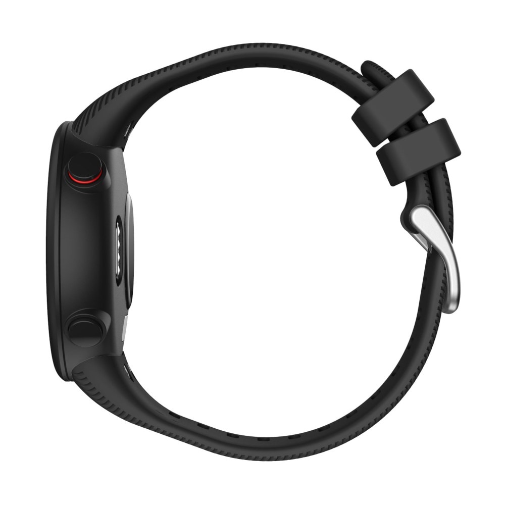 Bracelet en silicone pour Garmin Forerunner 45, Noir