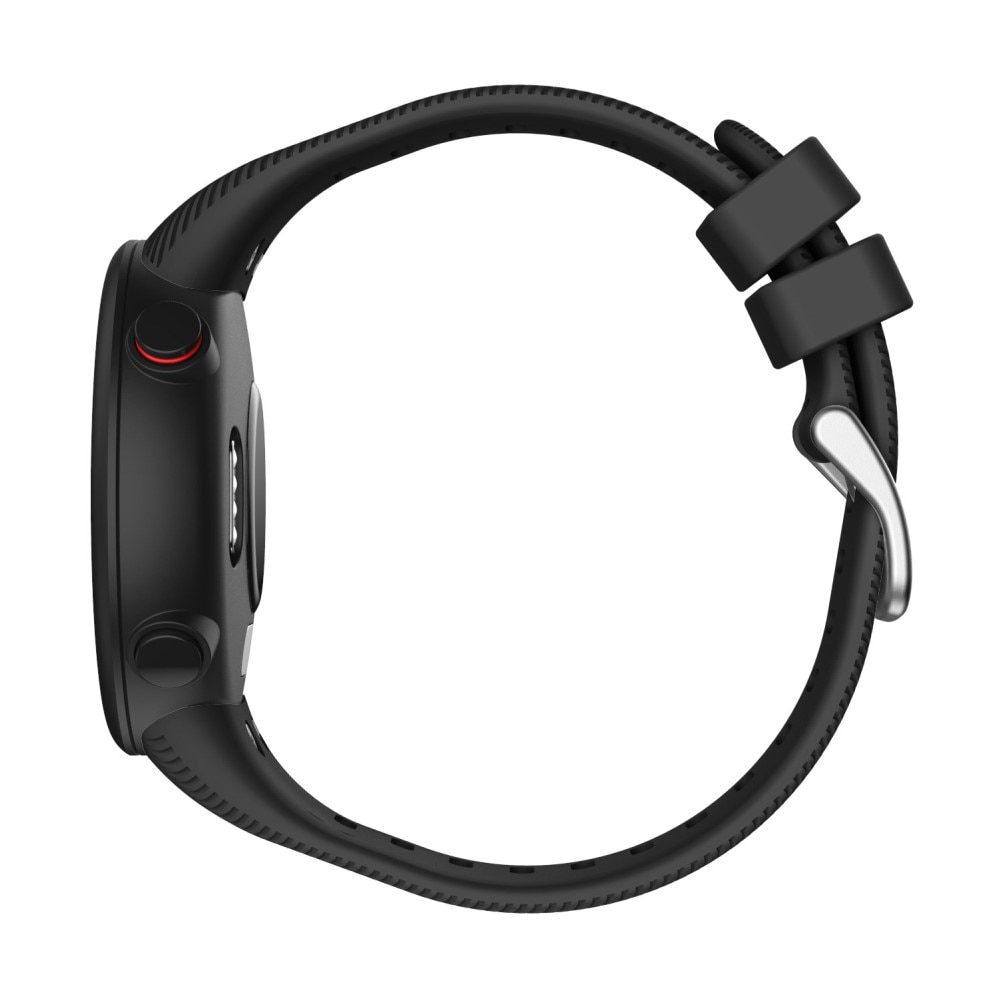 Bracelet en silicone pour Garmin Forerunner 45, noir