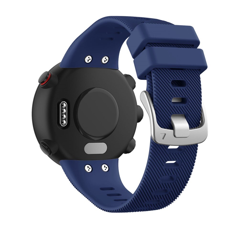 Bracelet en silicone pour Garmin Forerunner 45, bleu