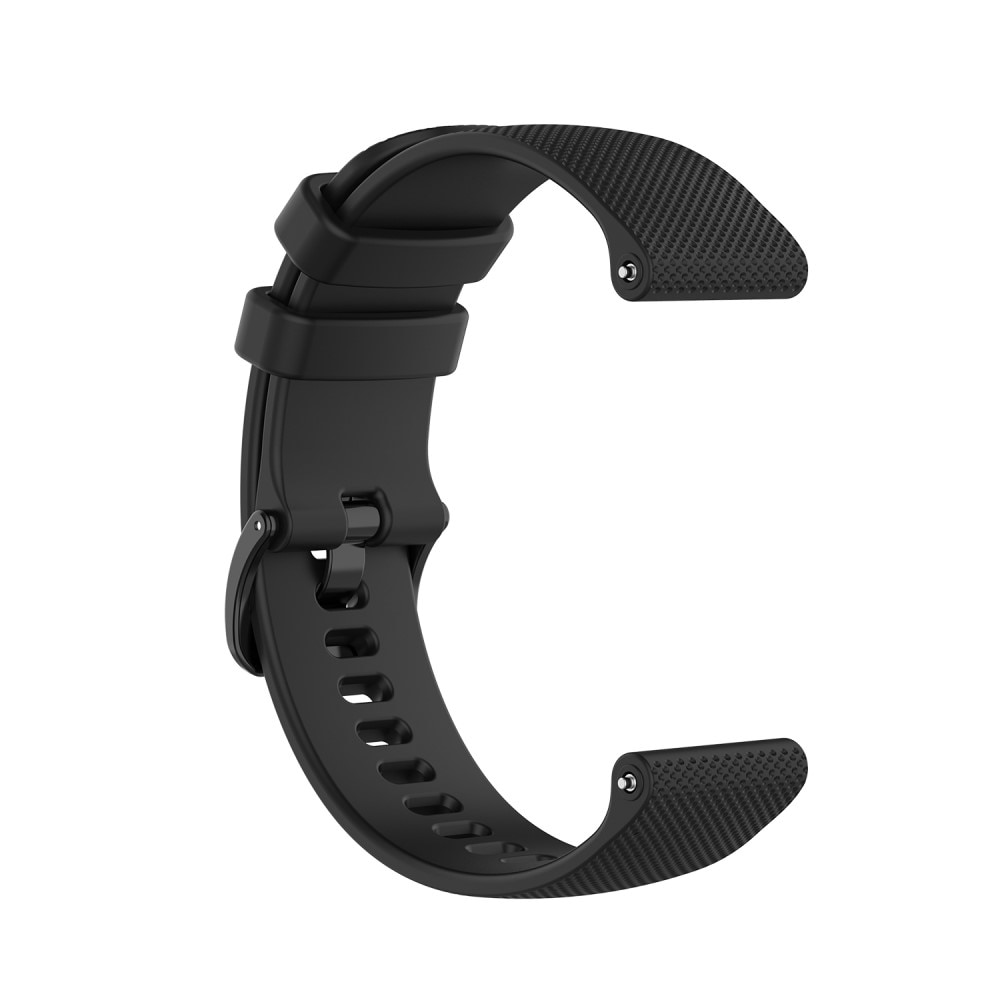 Bracelet en silicone pour Garmin Vivoactive 4, Noir
