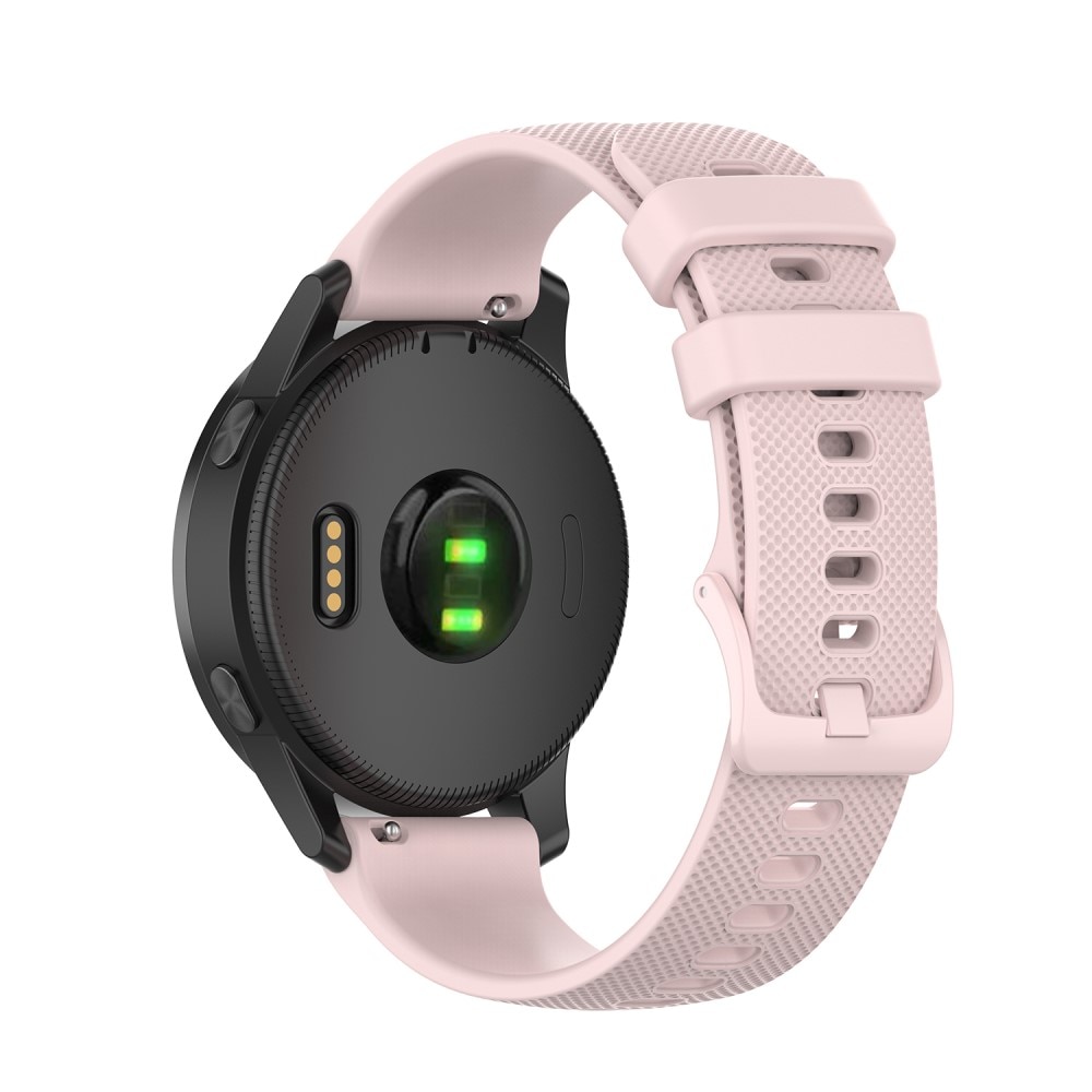 Bracelet en silicone pour Garmin Vivoactive 4, Rose