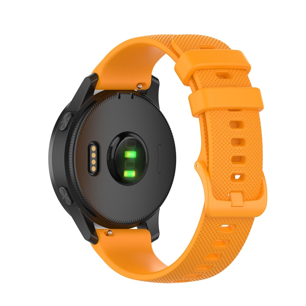 Bracelet en silicone pour Garmin Vivoactive 4, Orange