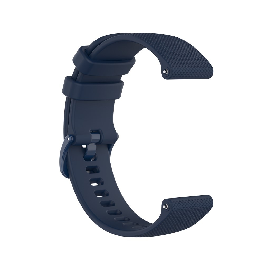 Bracelet en silicone pour Garmin Vivoactive 4, bleu