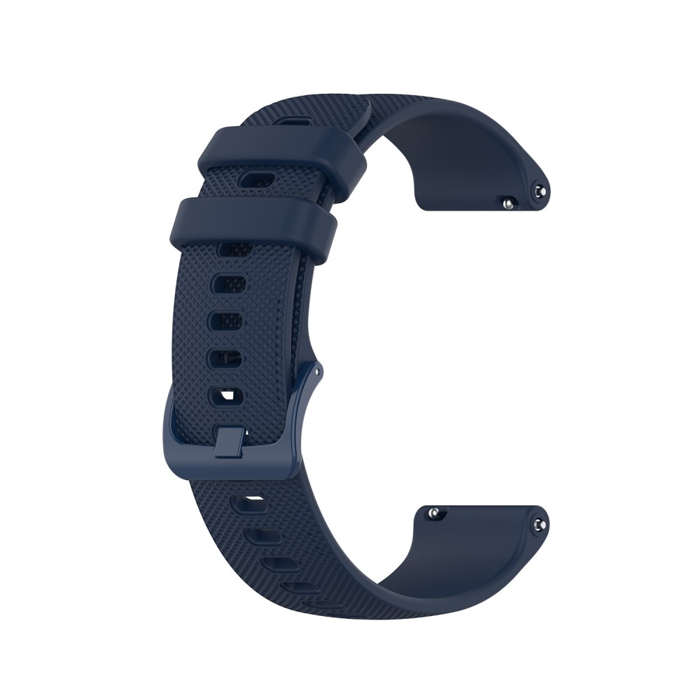 Bracelet en silicone pour Garmin Vivoactive 4, Bleu