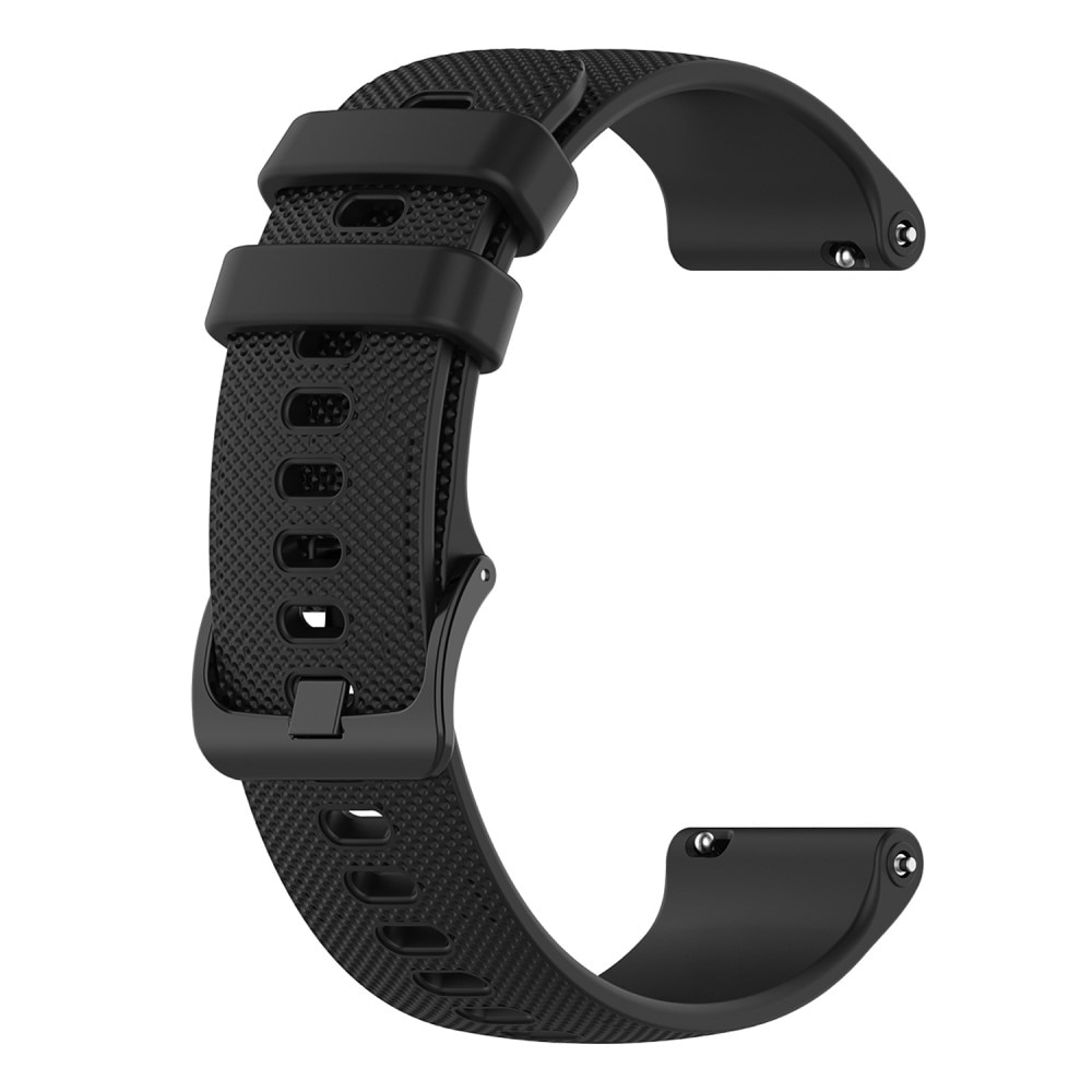 Bracelet en silicone pour Garmin Forerunner 255S, noir