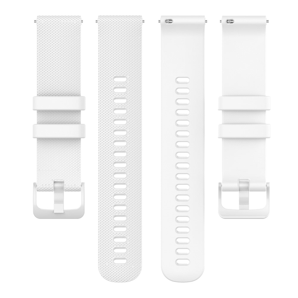 Bracelet en silicone pour Huawei Watch GT 5 Pro 42mm, Blanc