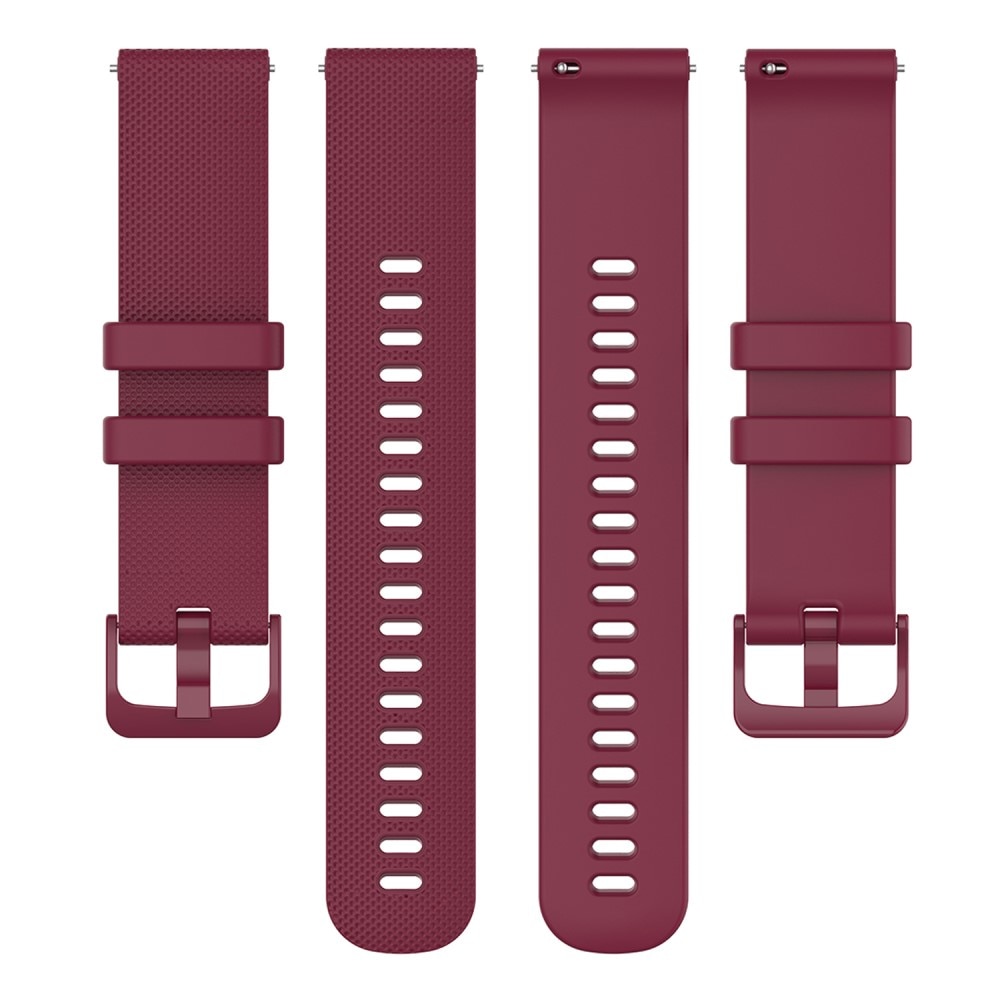 Bracelet en silicone Garmin Forerunner 265S, bourgogne
