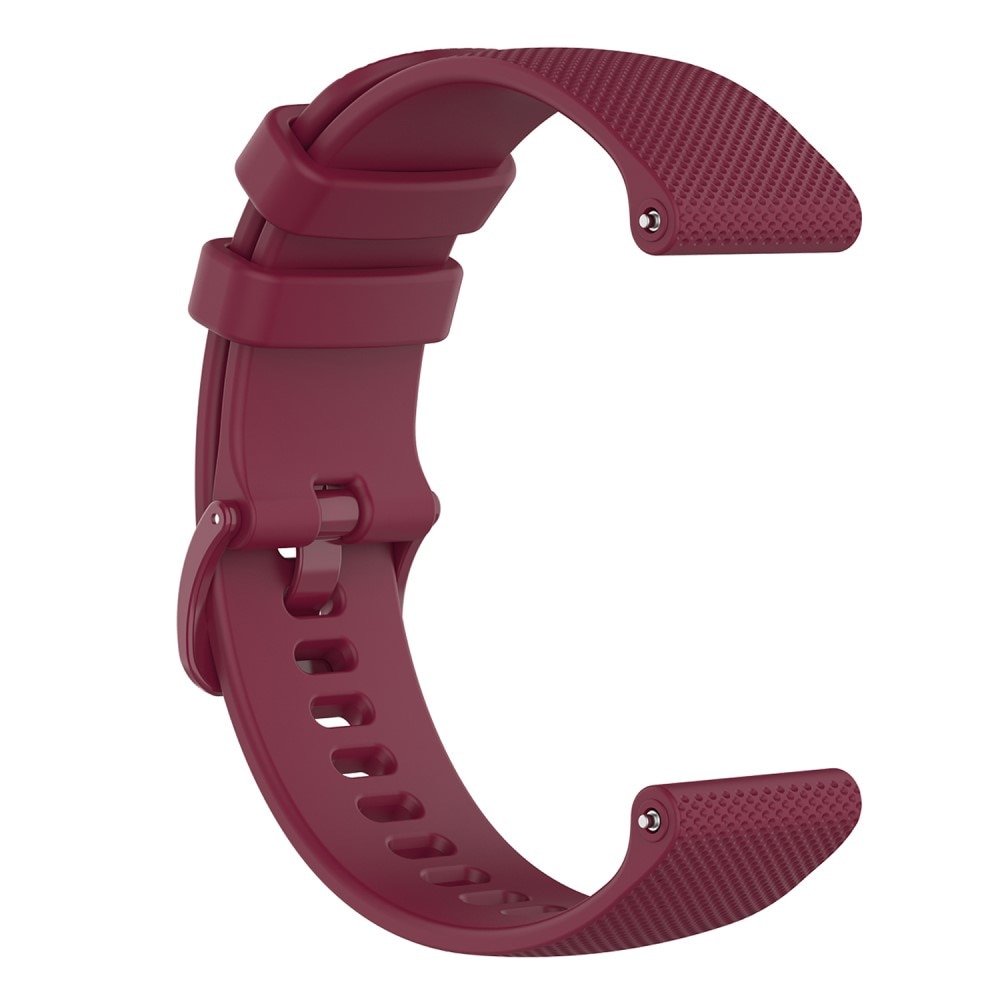 Bracelet en silicone Garmin Venu 2s, bourgogne