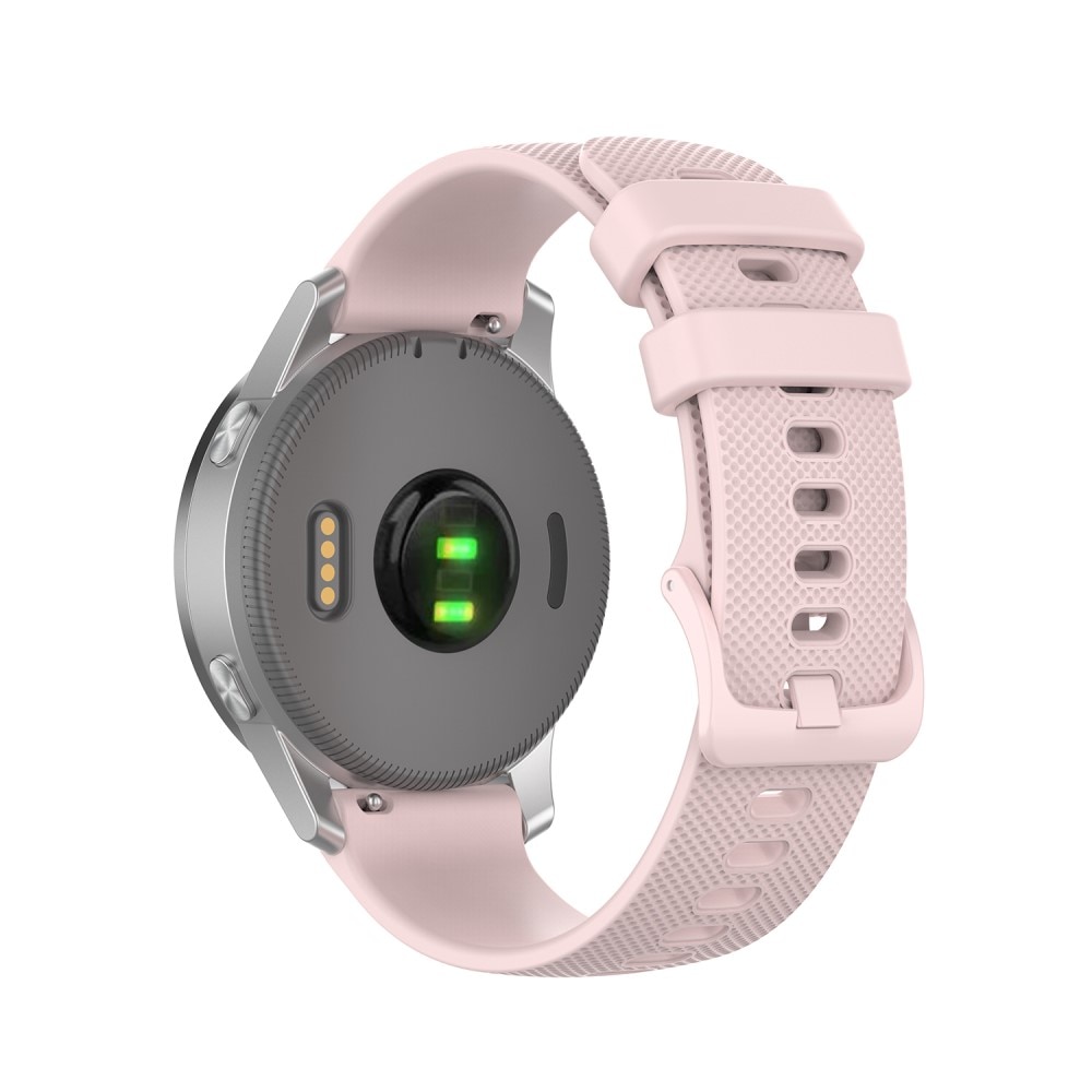Bracelet en silicone pour Garmin Vivoactive 4s, Rose