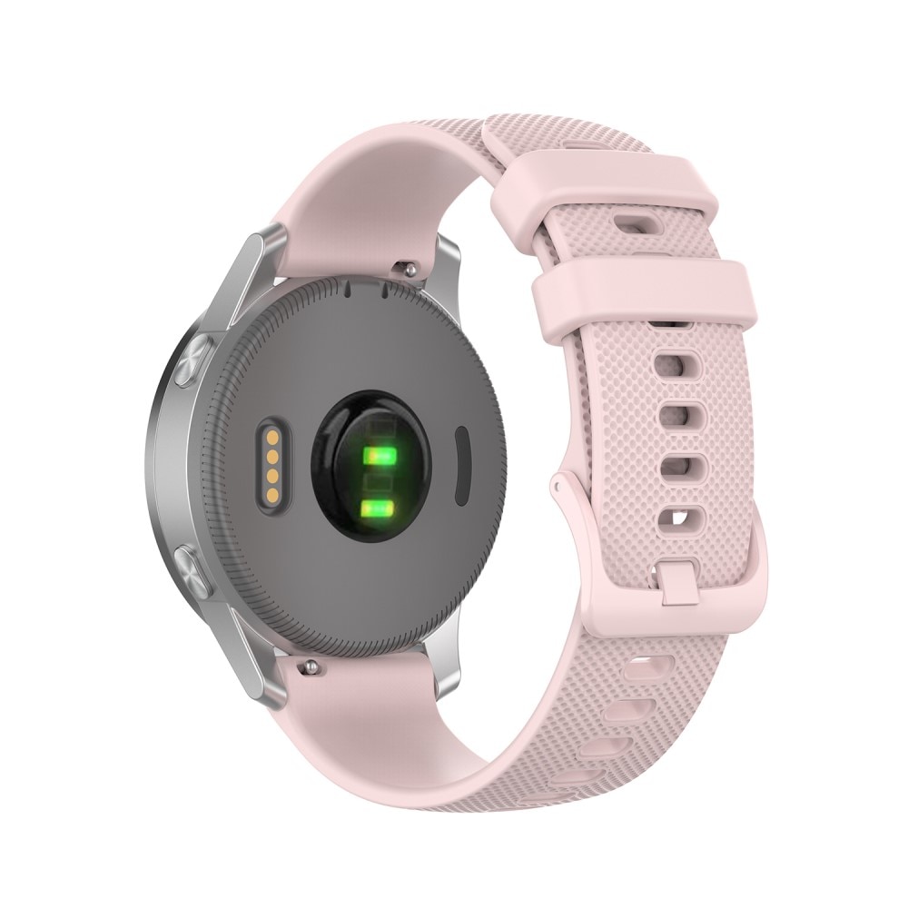 Bracelet en silicone pour Garmin Vivoactive 4s, rose