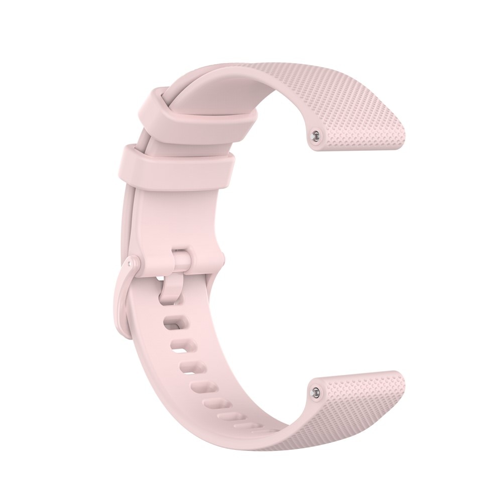 Bracelet en silicone pour Garmin Vivoactive 4s, rose