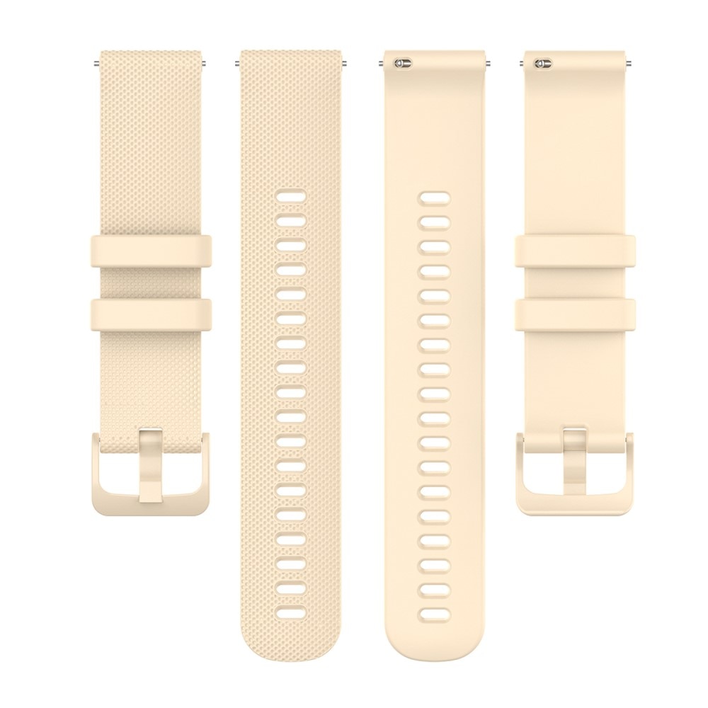 Bracelet en silicone Garmin Forerunner 265S, beige