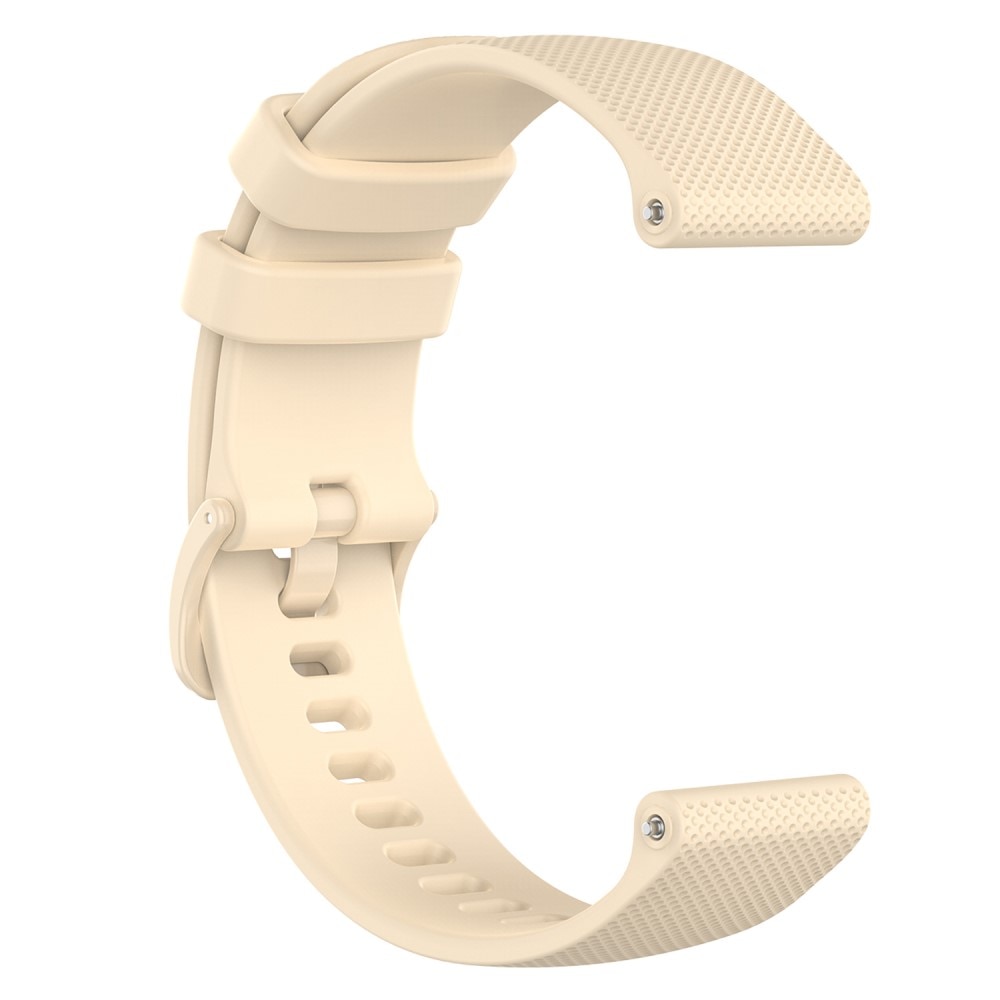 Bracelet en silicone pour Garmin Forerunner 265S, Beige