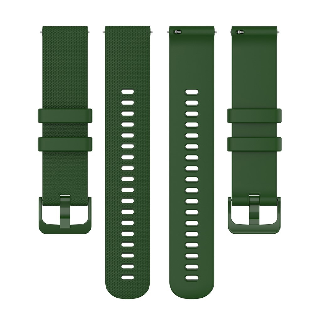 Bracelet en silicone Withings ScanWatch 2 38mm, vert foncé