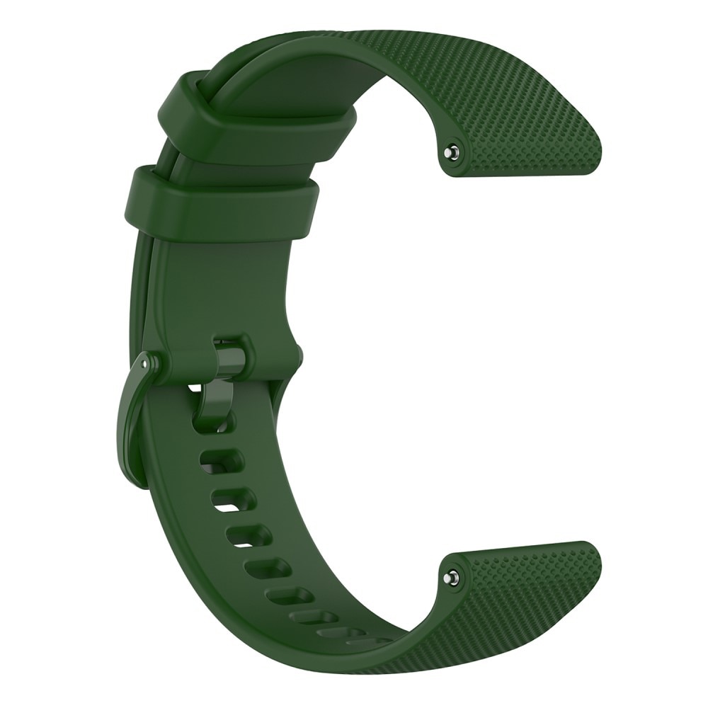 Bracelet en silicone Garmin Vivoactive 4s, vert foncé