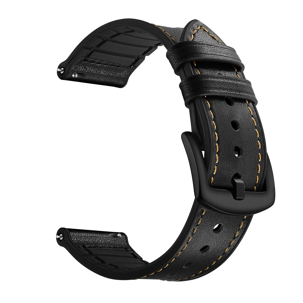 Bracelet en cuir haut de gamme Xiaomi Watch 2 Pro, Noir