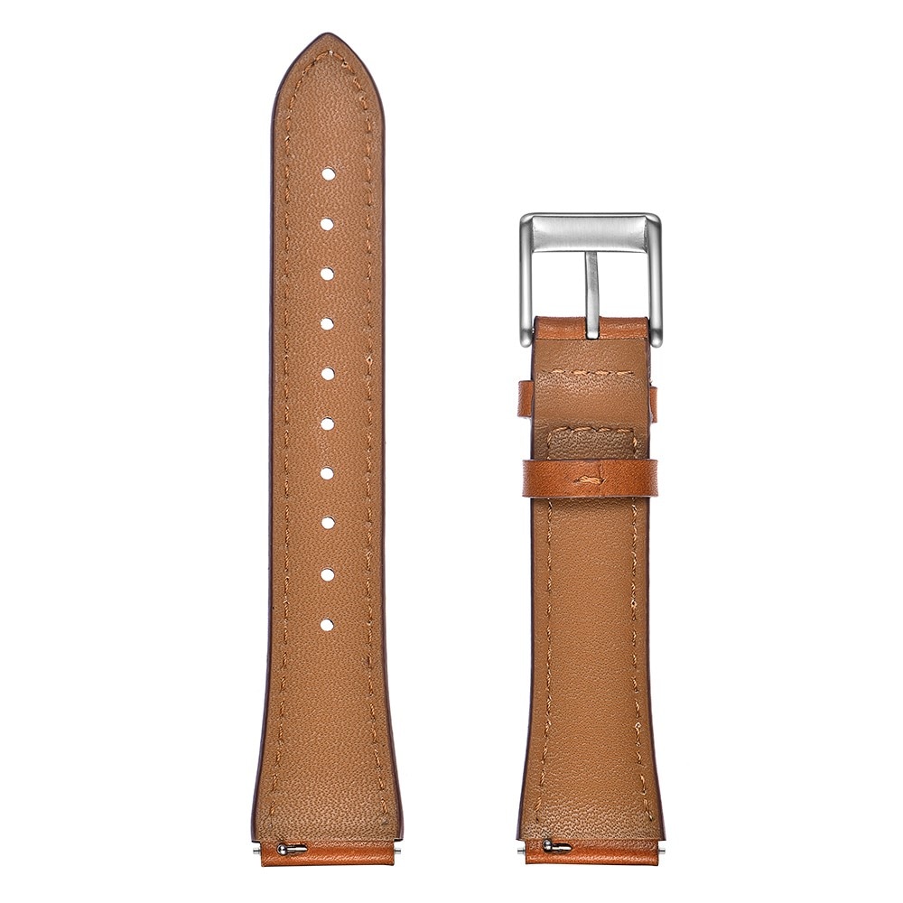 Bracelet en cuir Withings Steel HR 36mm, Marron